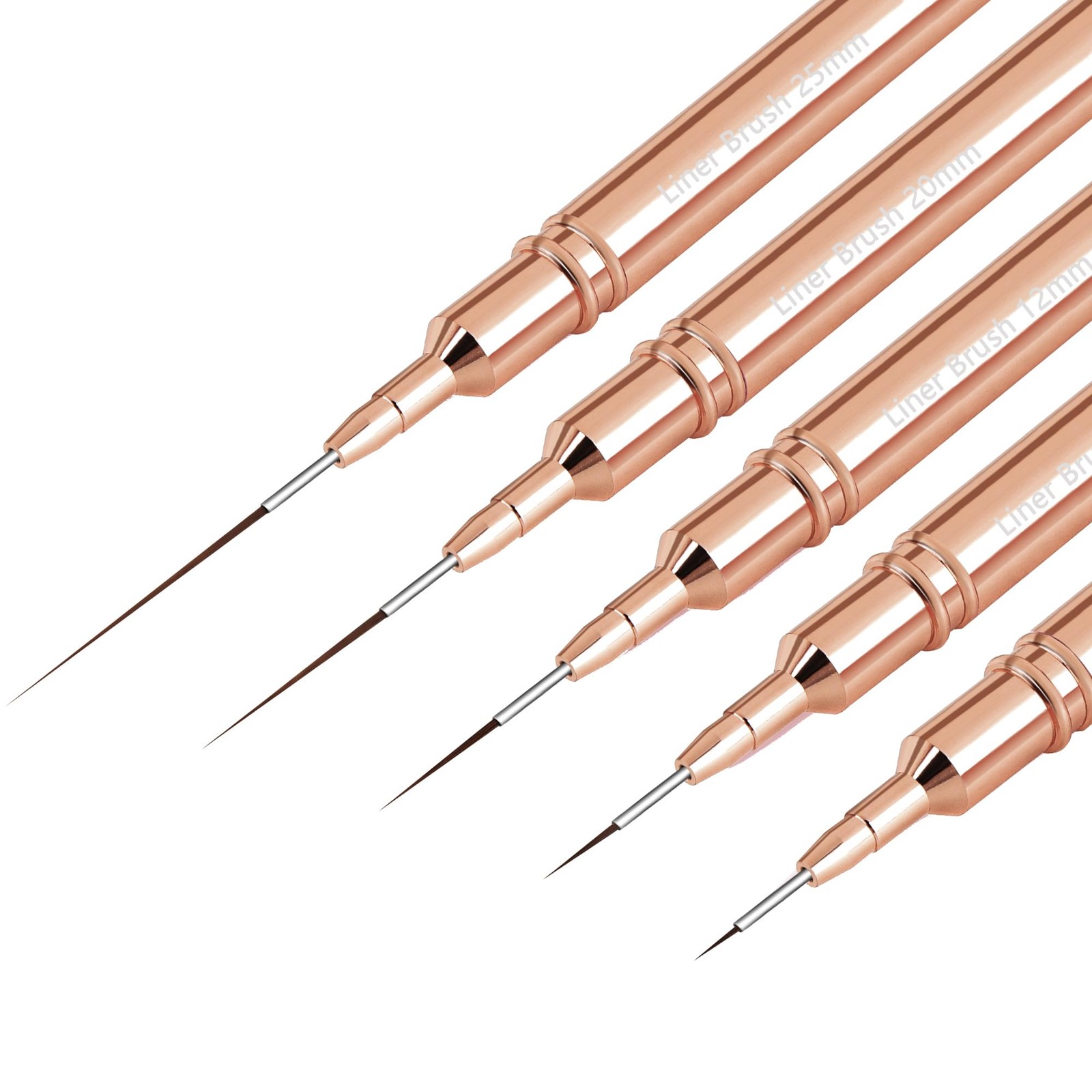 5 Pcs Nail Art Brushes Nail Art Liner Brushes Painting Art Drawing Tool
