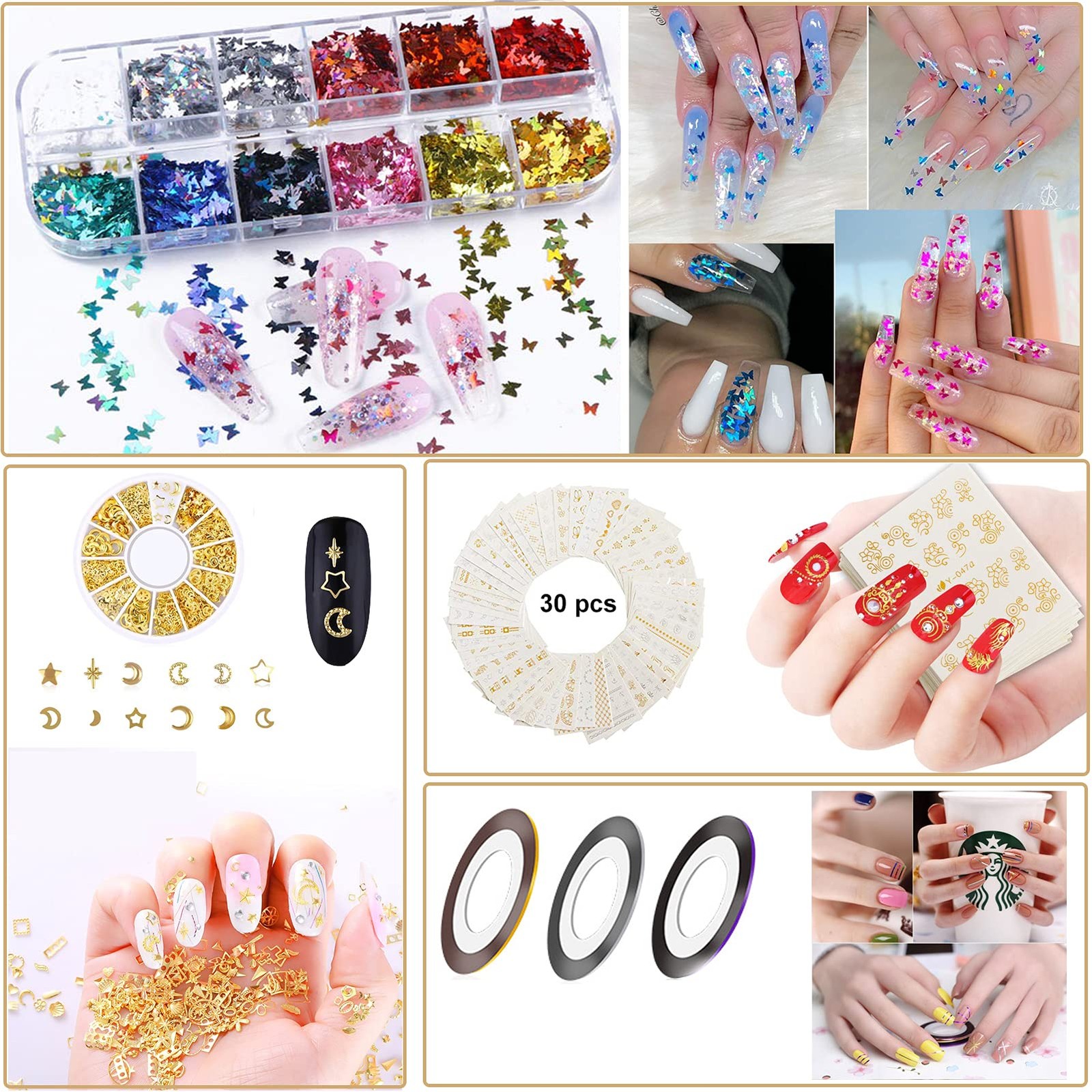 116 Pcs Portable Electric Nail Drill Kit With 120W UV LED Lamp Manicure Pedicure