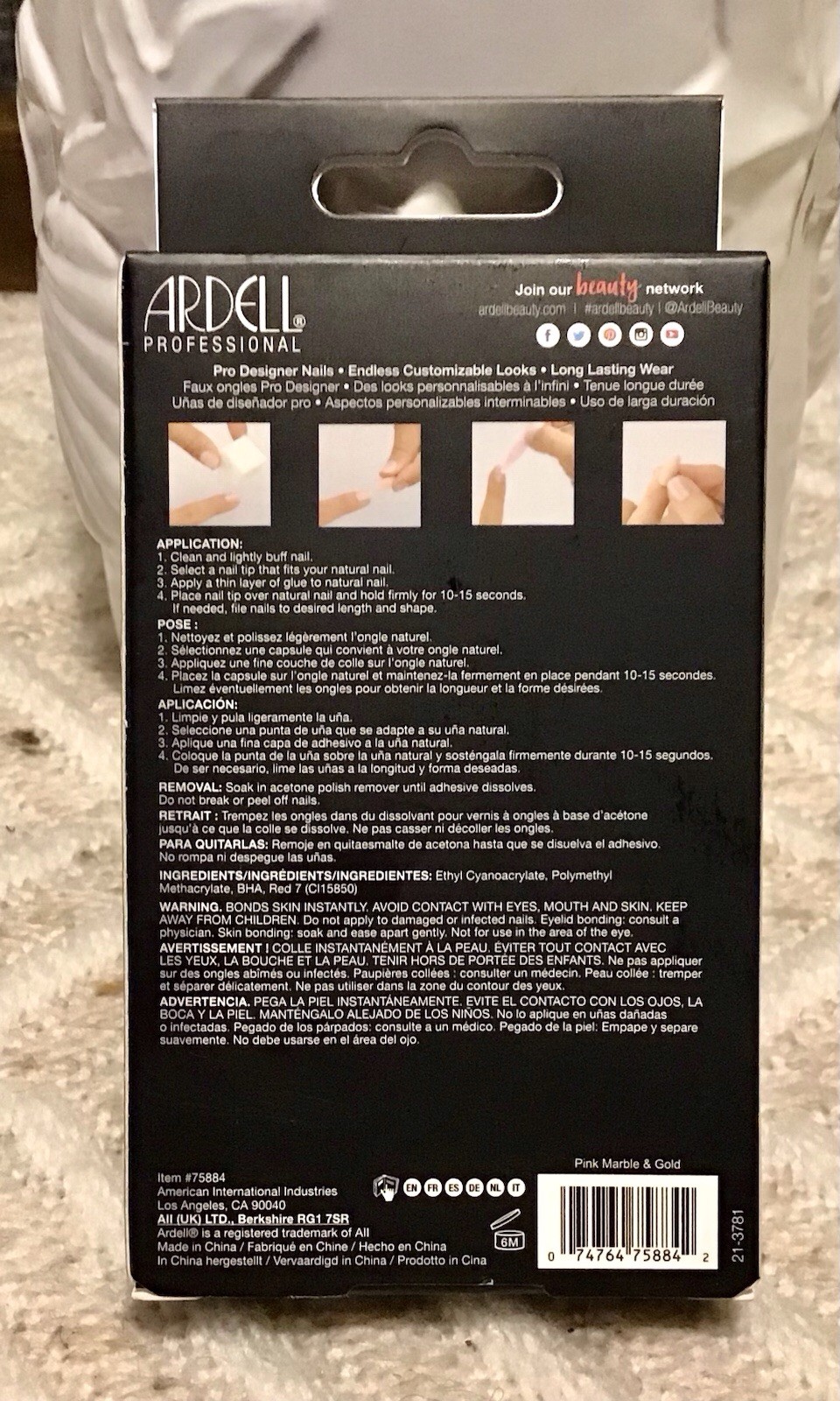 NIB Ardell Nail Addict Premium – 24 Nails