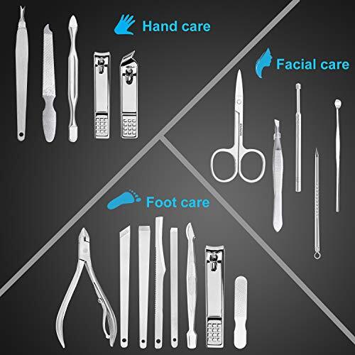 Nail Clippers Set Fingernail and Toenail Clipper Cutters, Manicure Pedicure Kit