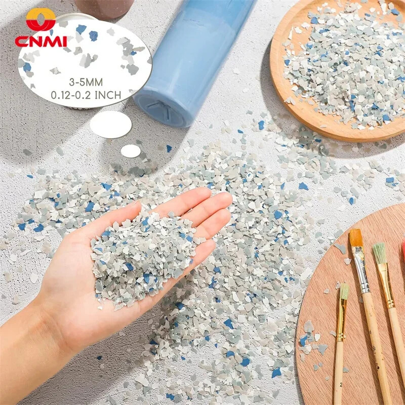 100g/bag CNMI 3-5mm Blend Colorful Nature 3D Mineral Mica Rock Slice
