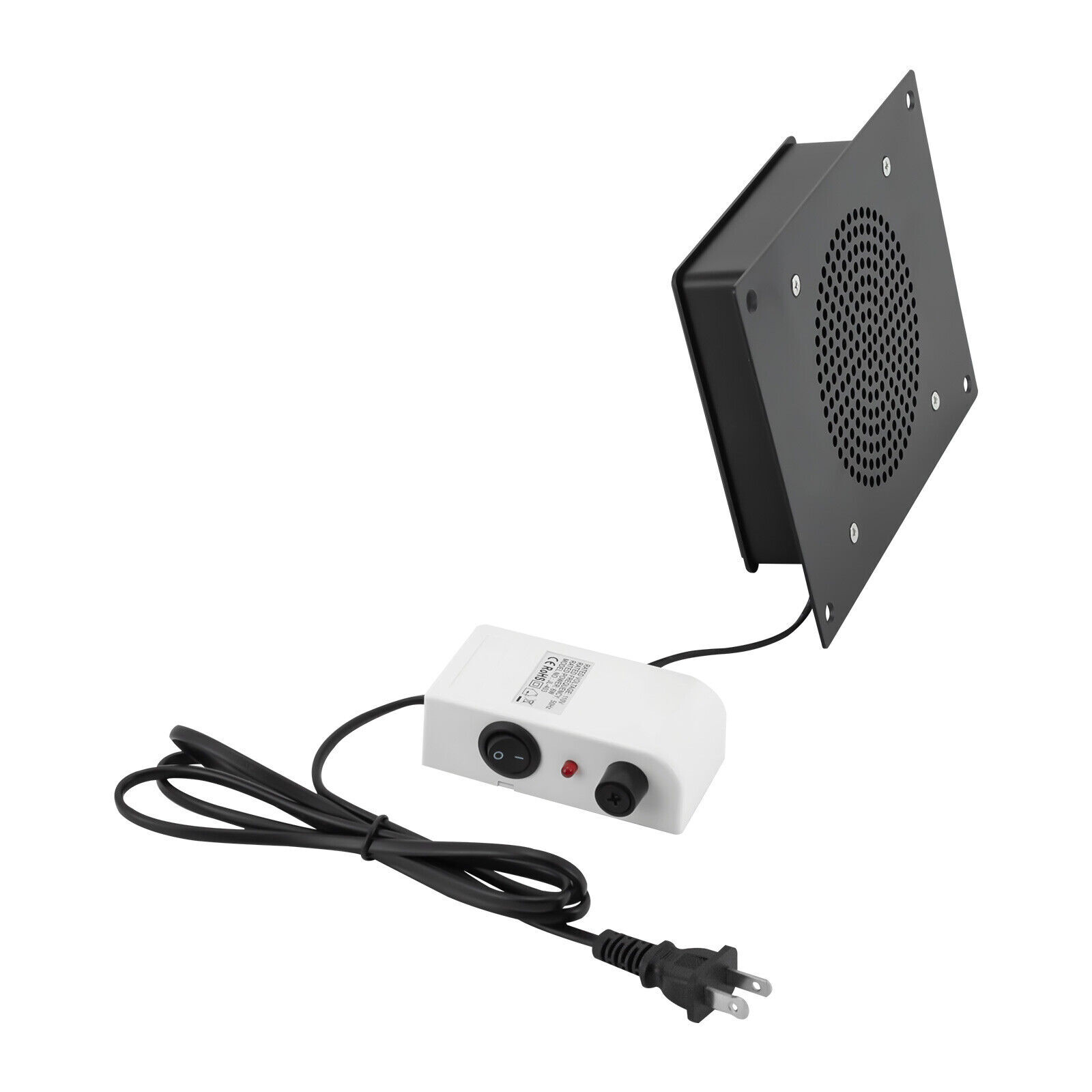 6W electric high-efficiency nail dust collector black wired Nail Dust Collector