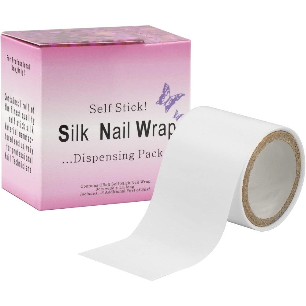 Self Adhesive Nail Repair Tape Silk Wrap for Gel Acrylic Nail Extensions