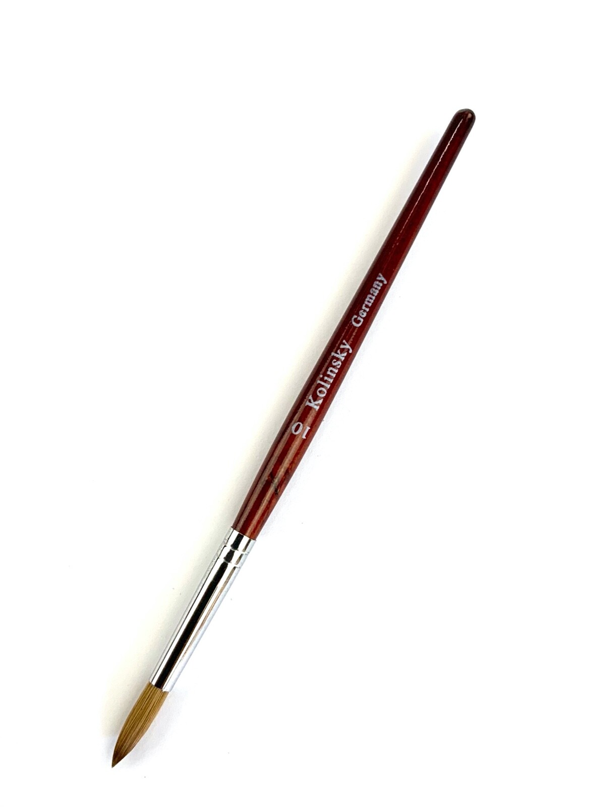 Professional Spiral Kolinsky Acrylic Nail Brush Size 10