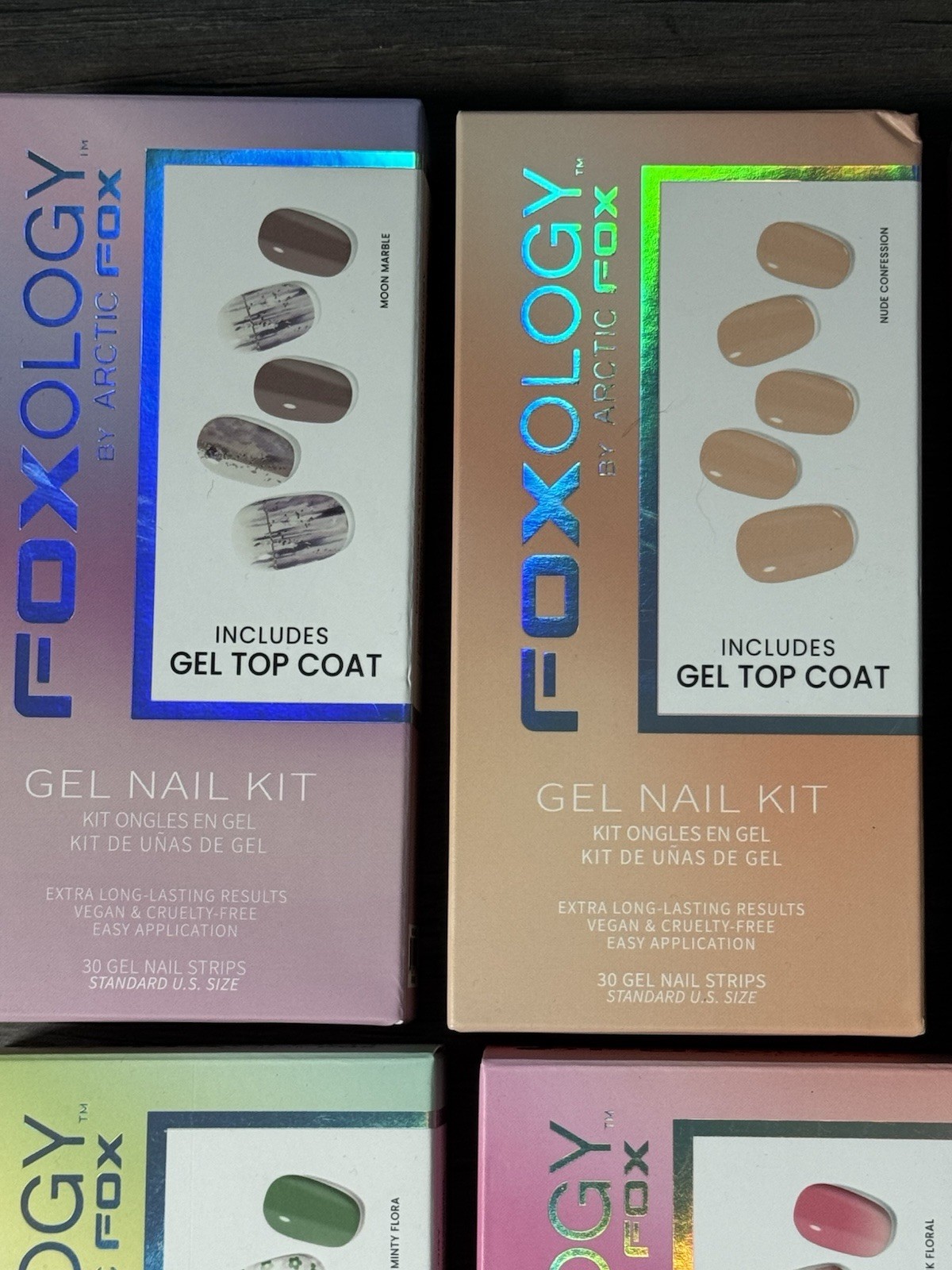 Chanel and Arctic Fox Foxology Nail Polish Set Gel Nail Strip Kits New in Box