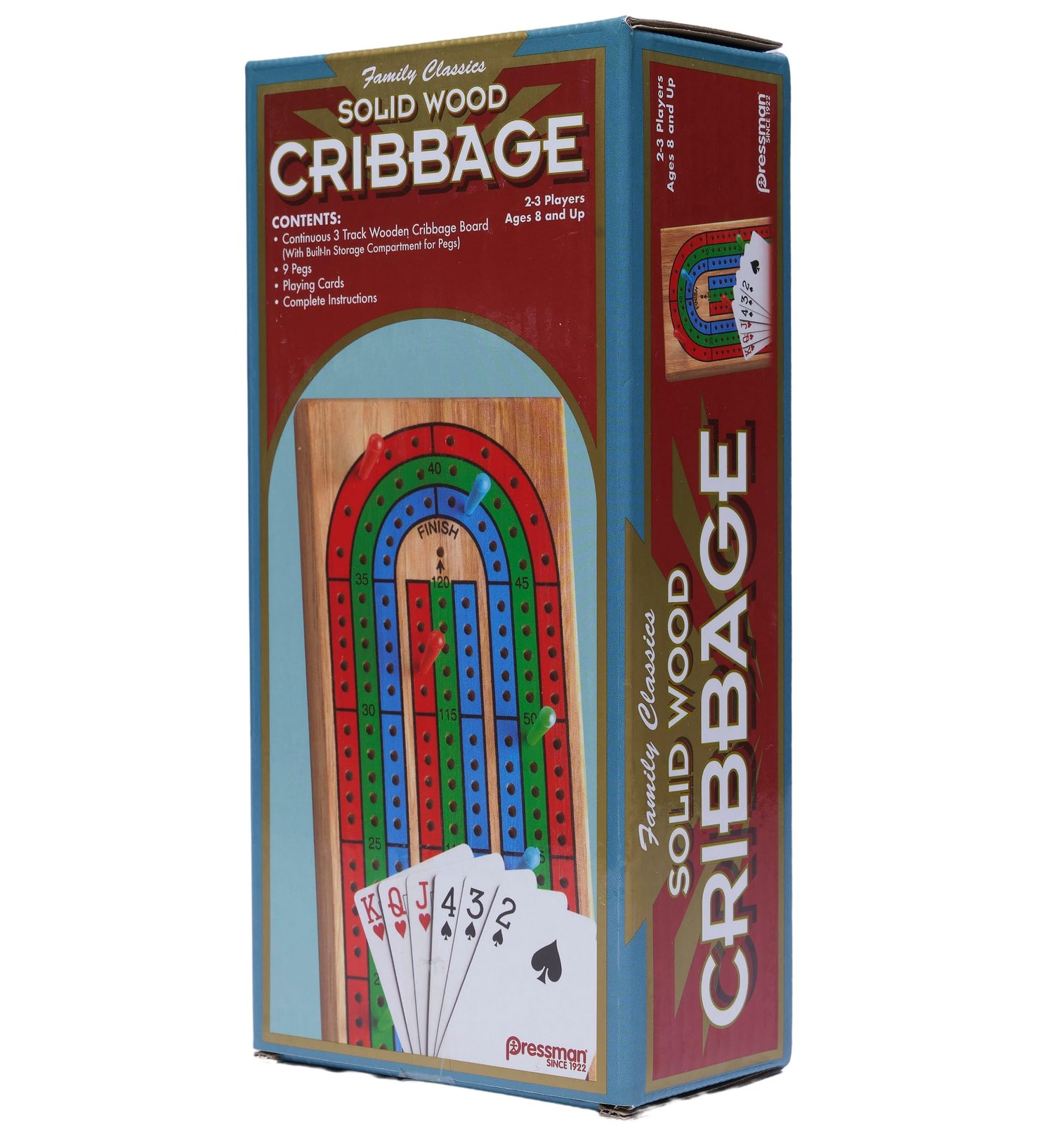 Family Classics Cribbage – Solid Wood One Size,