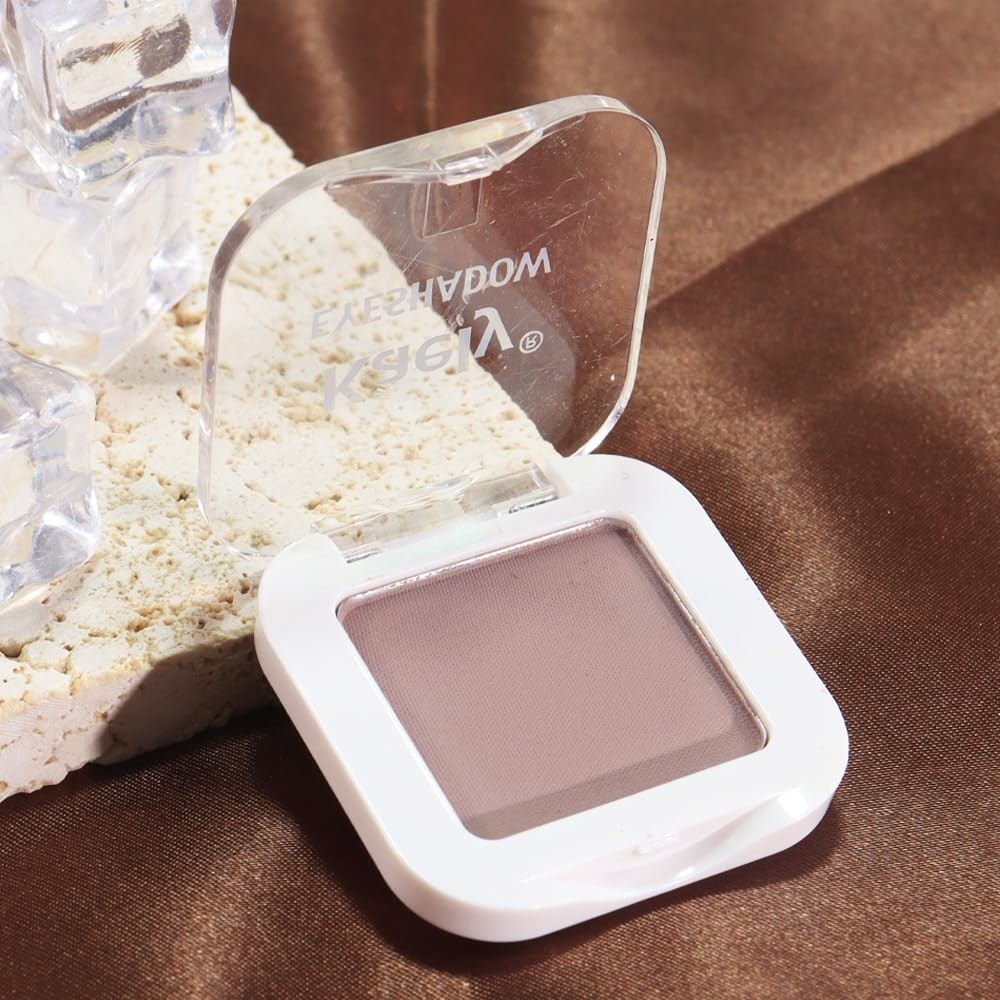FeiCuiYun Matte Mauve Taupe Eye Shadow Palette Makeup For Older Women, Matte Sin