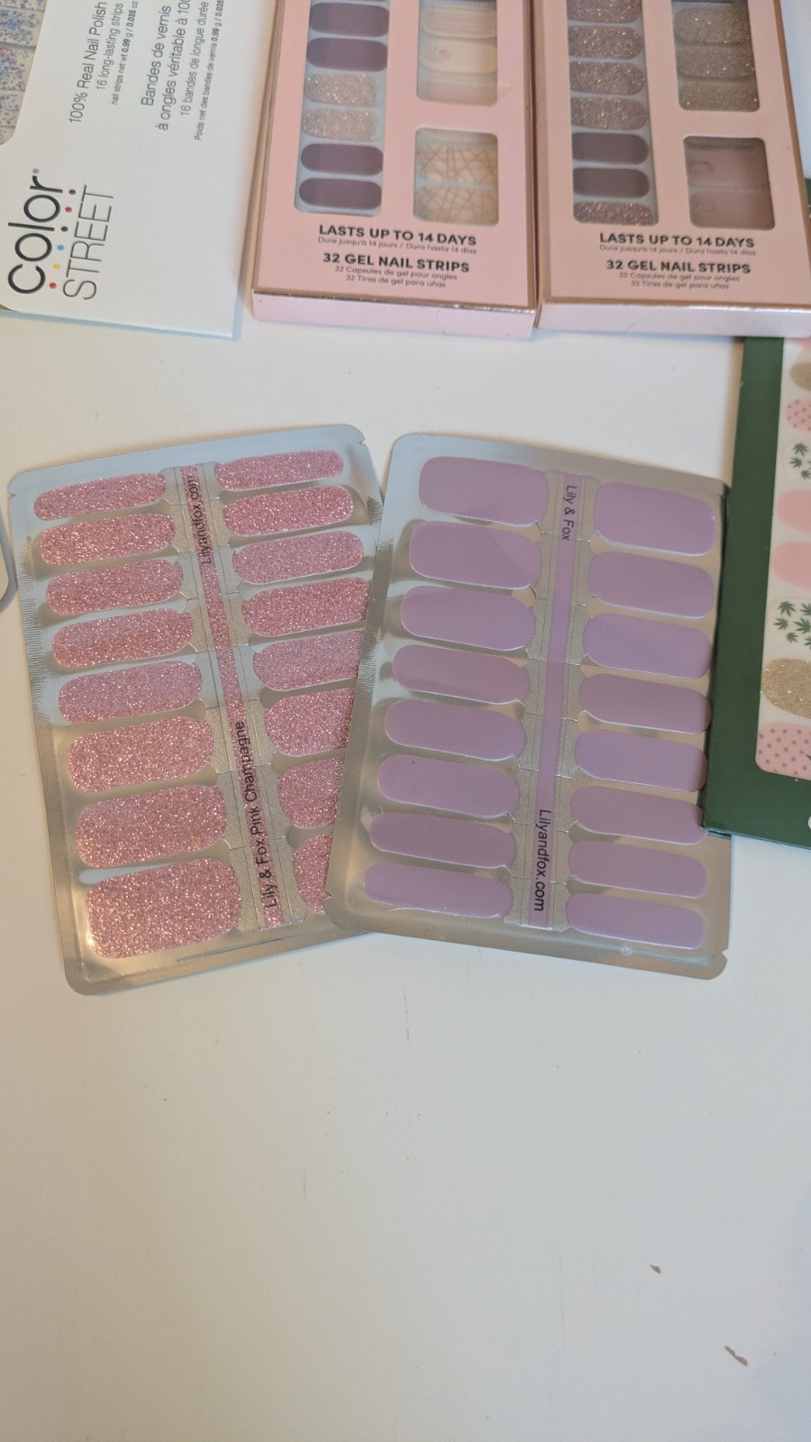 Lot Dashing Diva Lily & Fox Color Street Hey Hae Studio Oh! Nail Strips Wraps