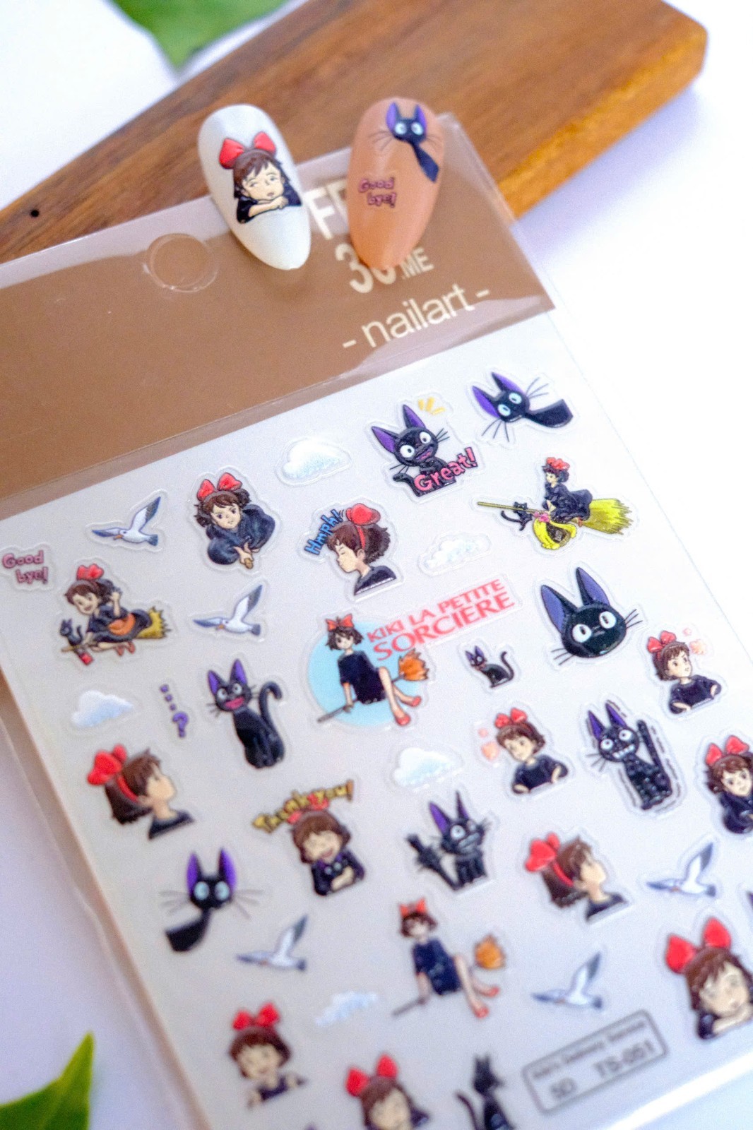Ghibli Studio Nail Stickers – Kiki Delivery Service 3D Nail Stickers