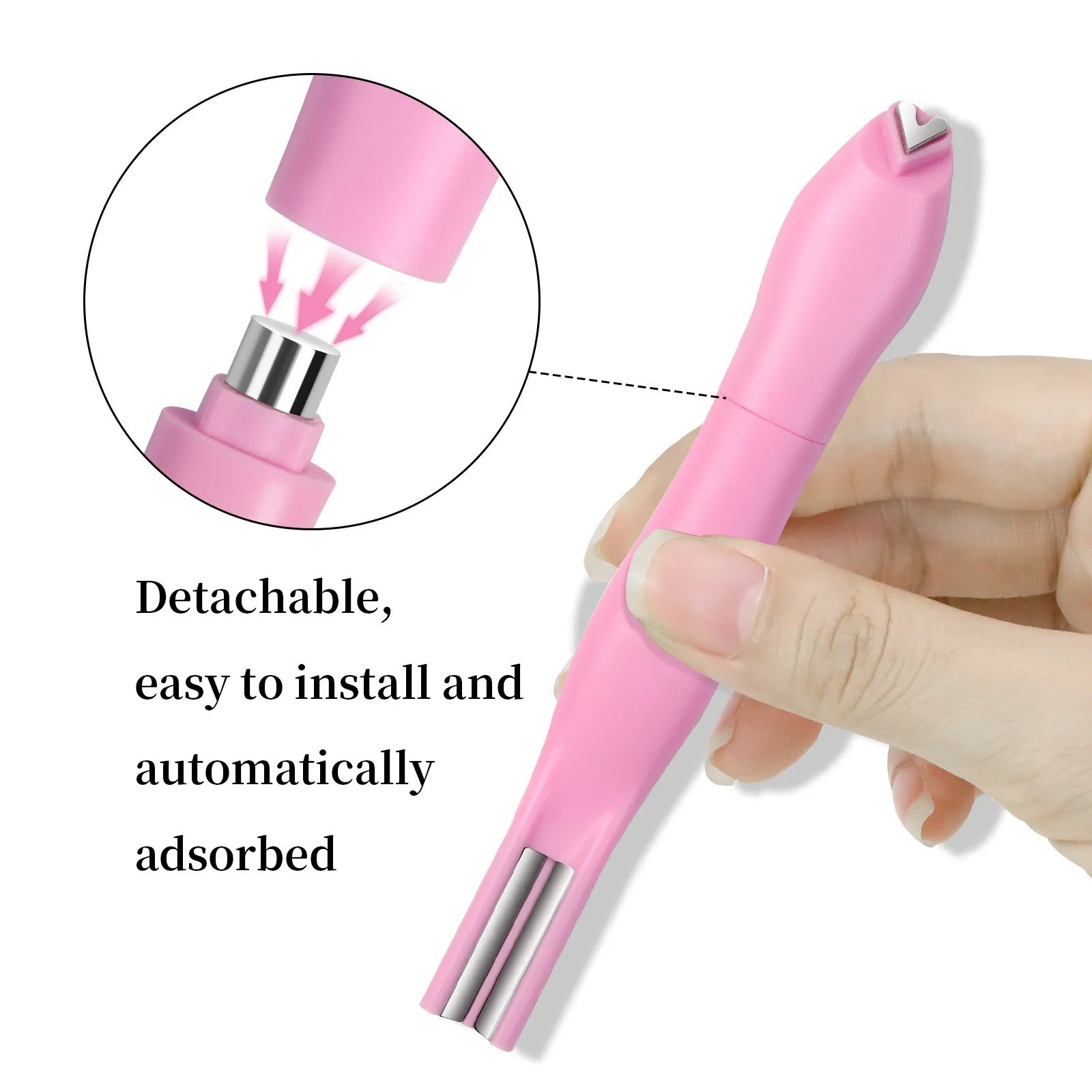 Cat Eye Nail Magnet Pen 3in1 Heart Moon Snake Double Line Nail Kit