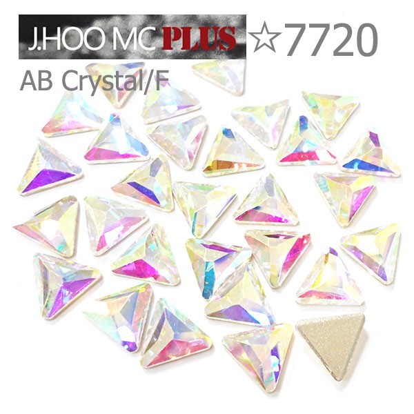 J.HOO Crystal 7720 Cosmic Flat Back Rhinestones 7.5mm Nail Art (10pcs)