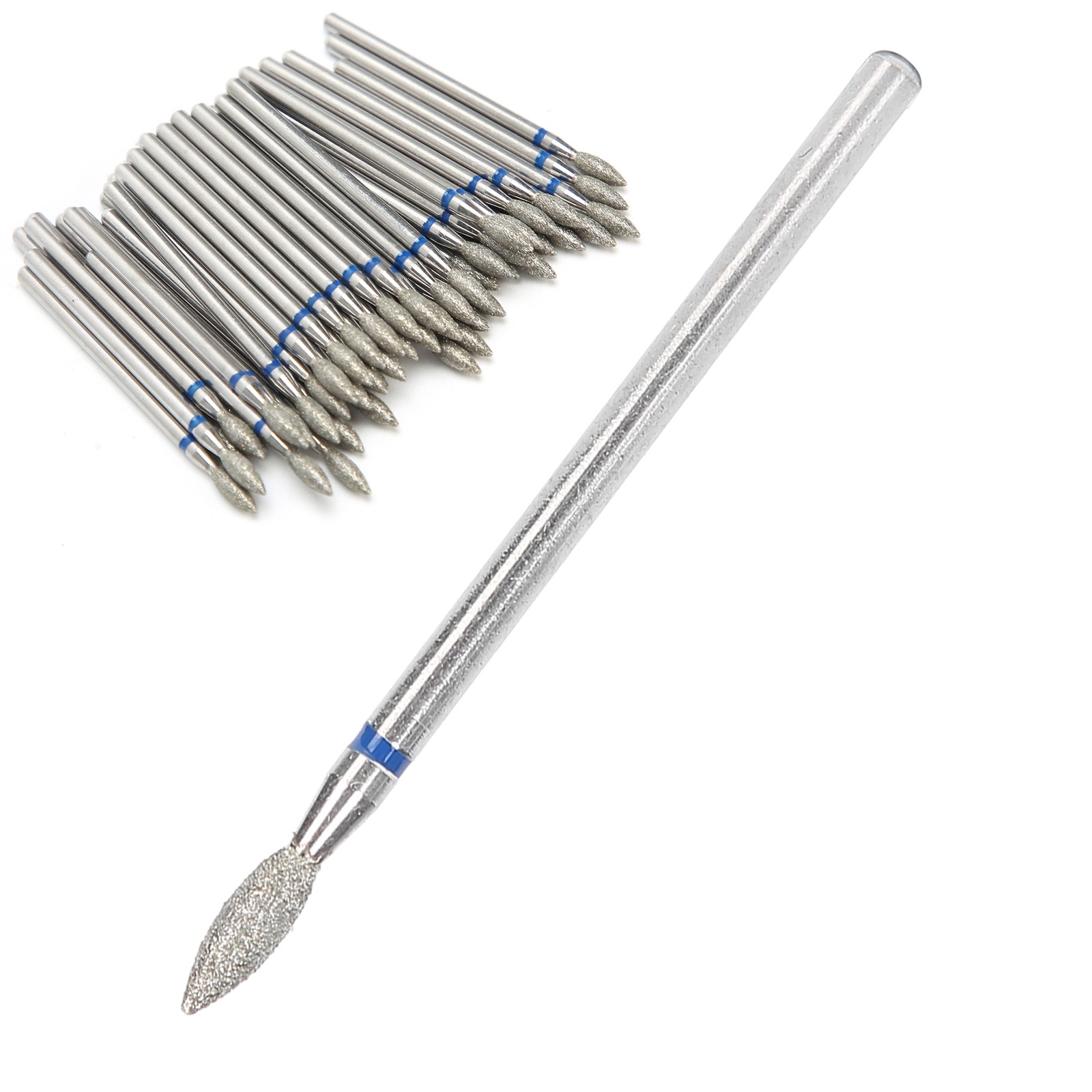 50pcs Nail Drill Bits Polishing Grind Head Manicure Tool (M-2.7mm)