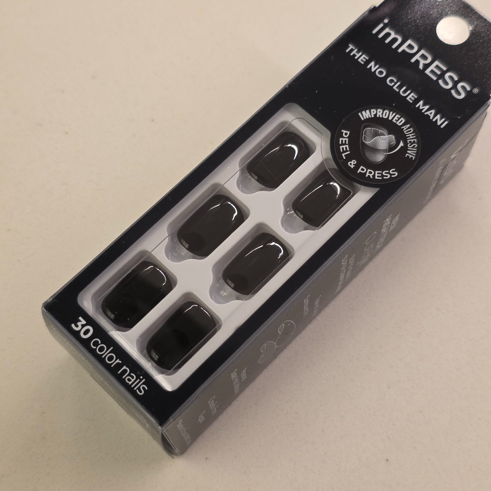 Color FX imPRESS Lot of 5 Press On Nails Gloss and Matte Black Orange Teal Blue