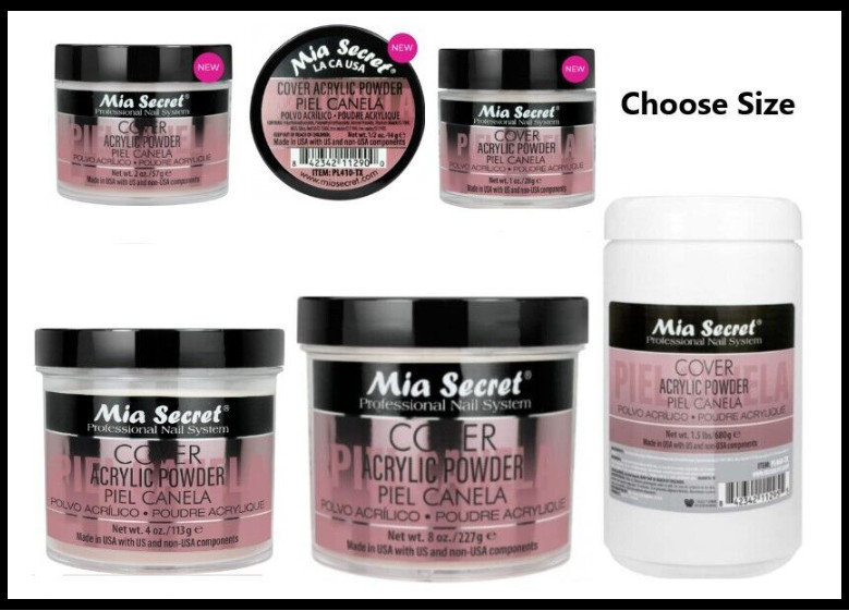 Mia Secret Cover PIEL CANELA Acrylic Powder – CHOOSE SIZE: