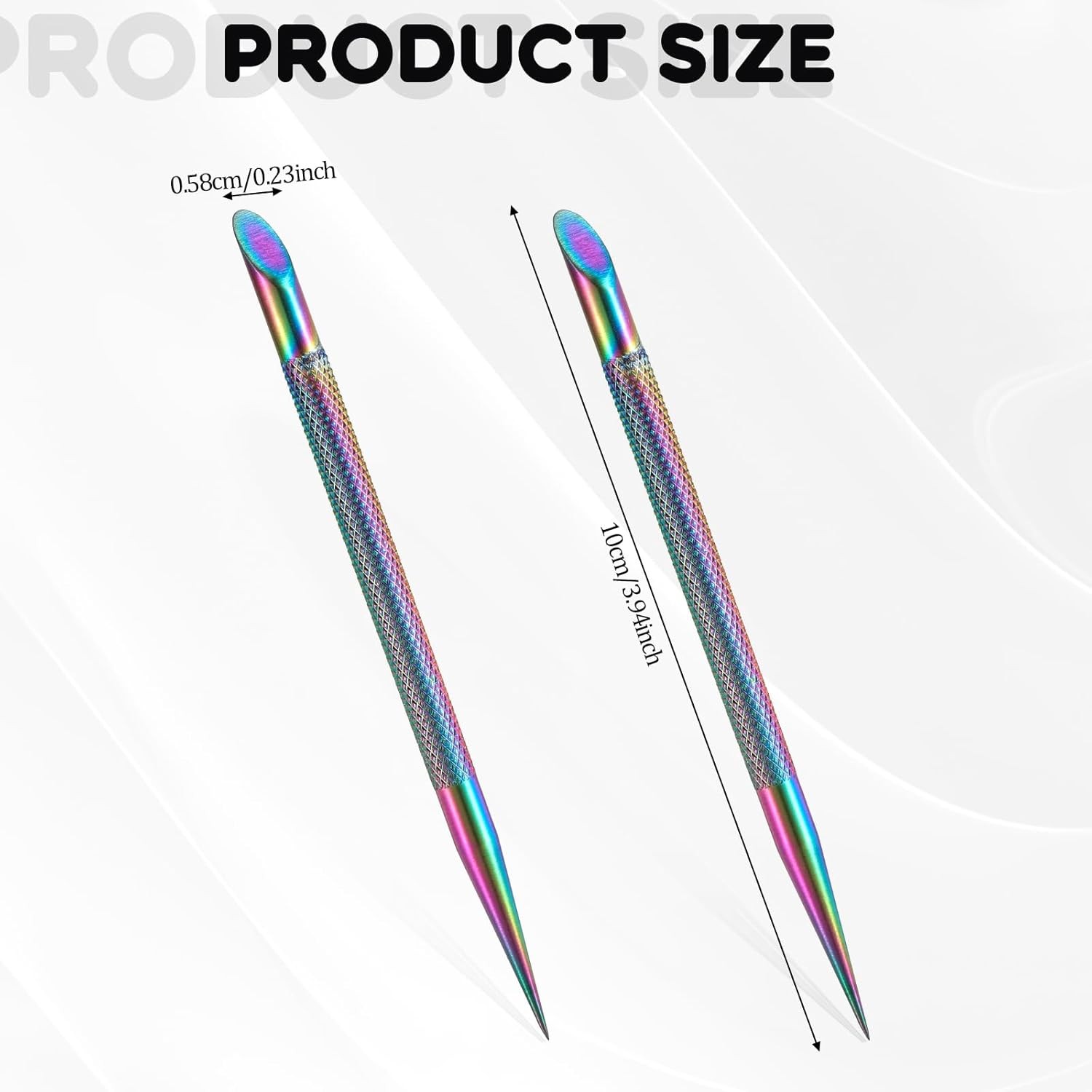 Nail Cleaning Cuticle Sti Stainl Steel Cuticle Pusher Remover Dead