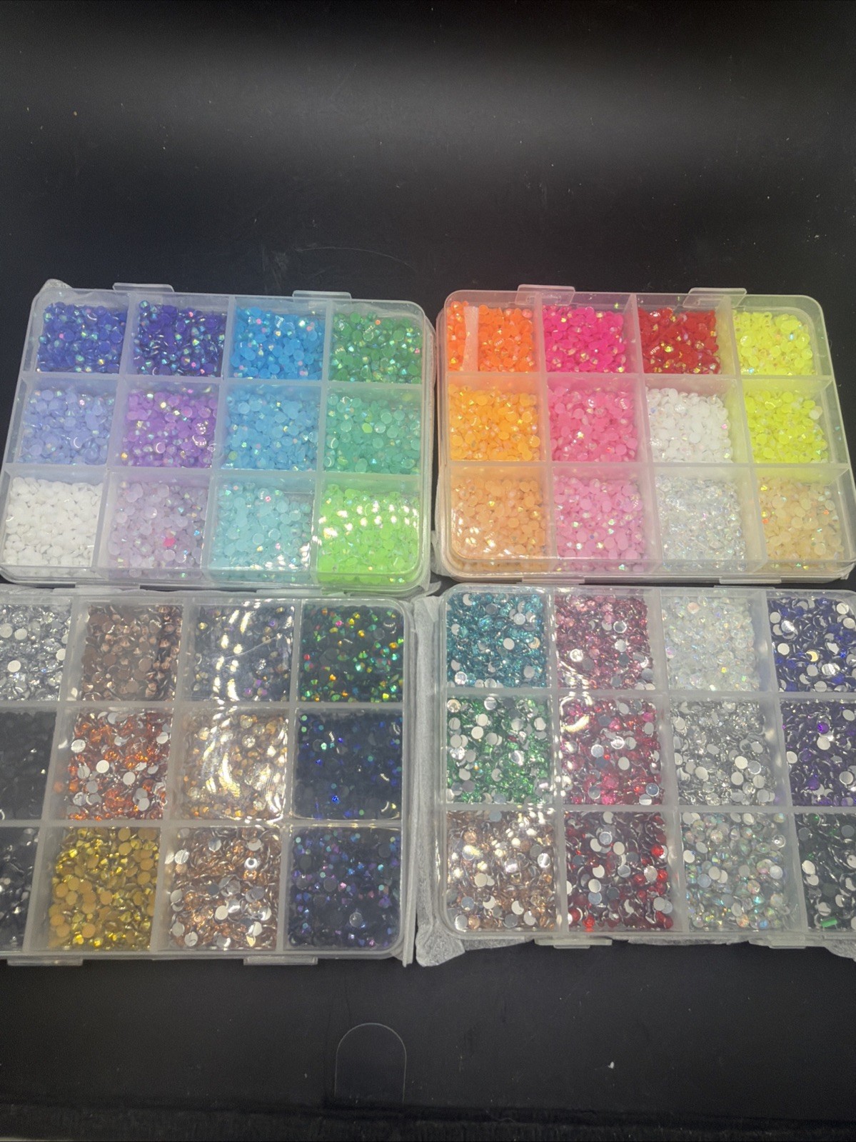 Rhinestone Nail Art Lit Multiple Colors