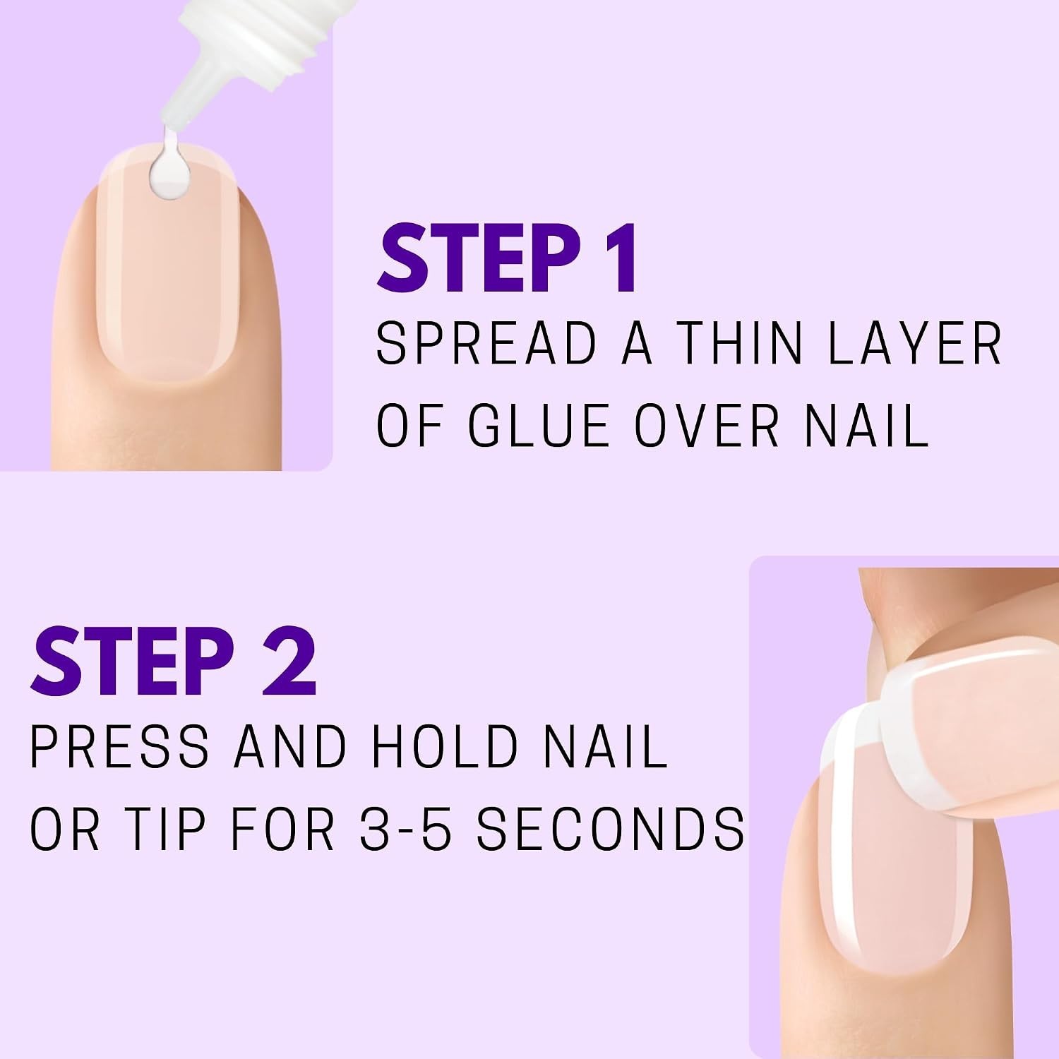 Super Strong Fast-Drying Nail Glue – Long-Lasting Adhesive for Natural & Arti…