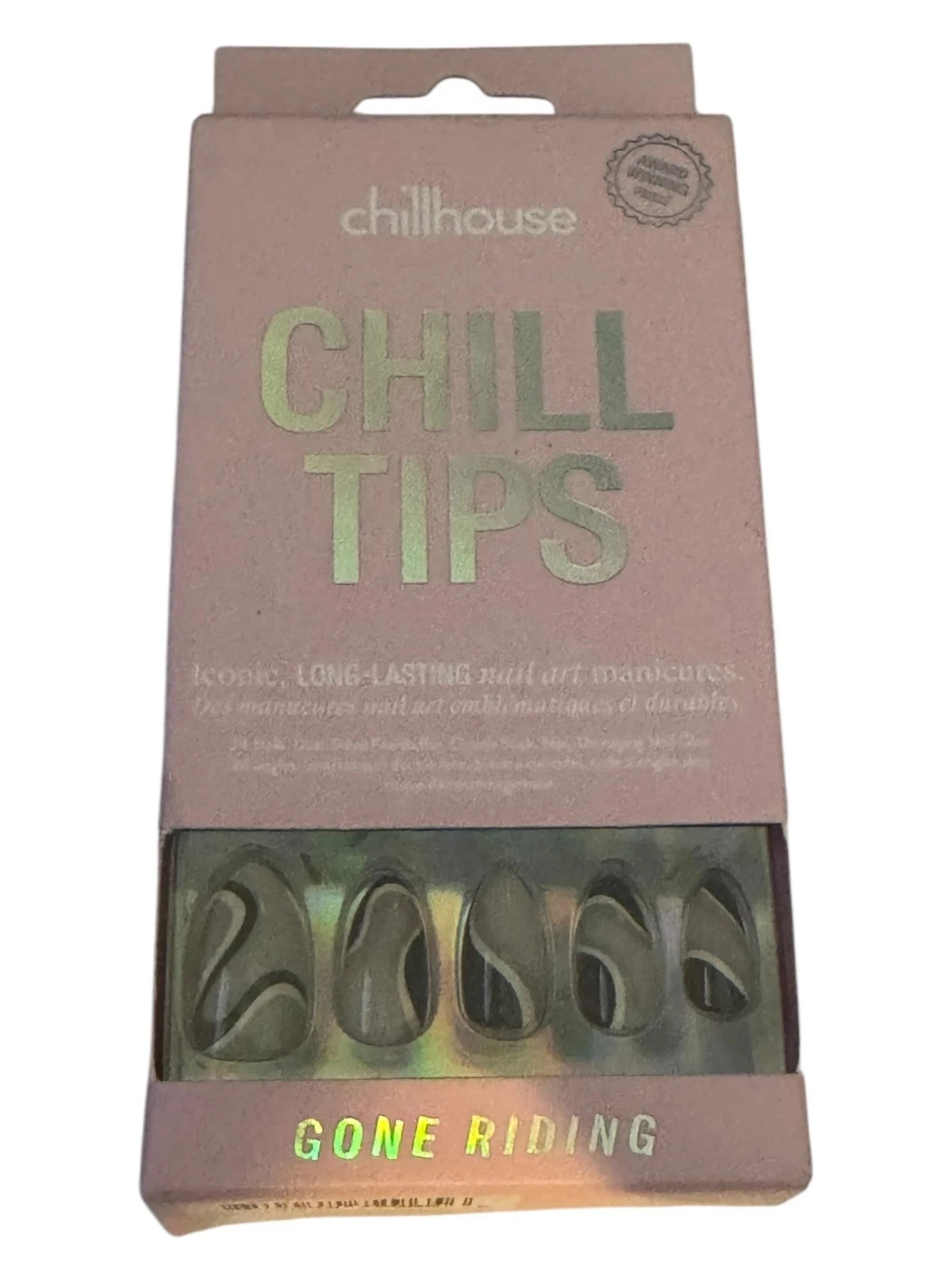 Chillhouse Chill Tips Gone Riding Press-On Nail Art Manicure 24 Nails