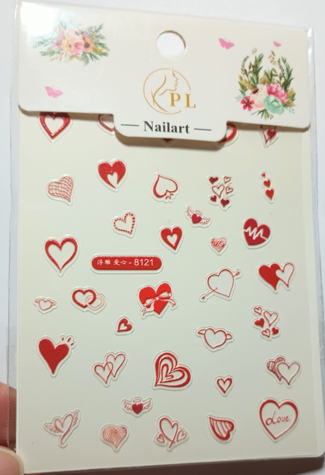 Hello Kitty 5D Art Nails Stickers Women Girls Nail Art Decoration DIY