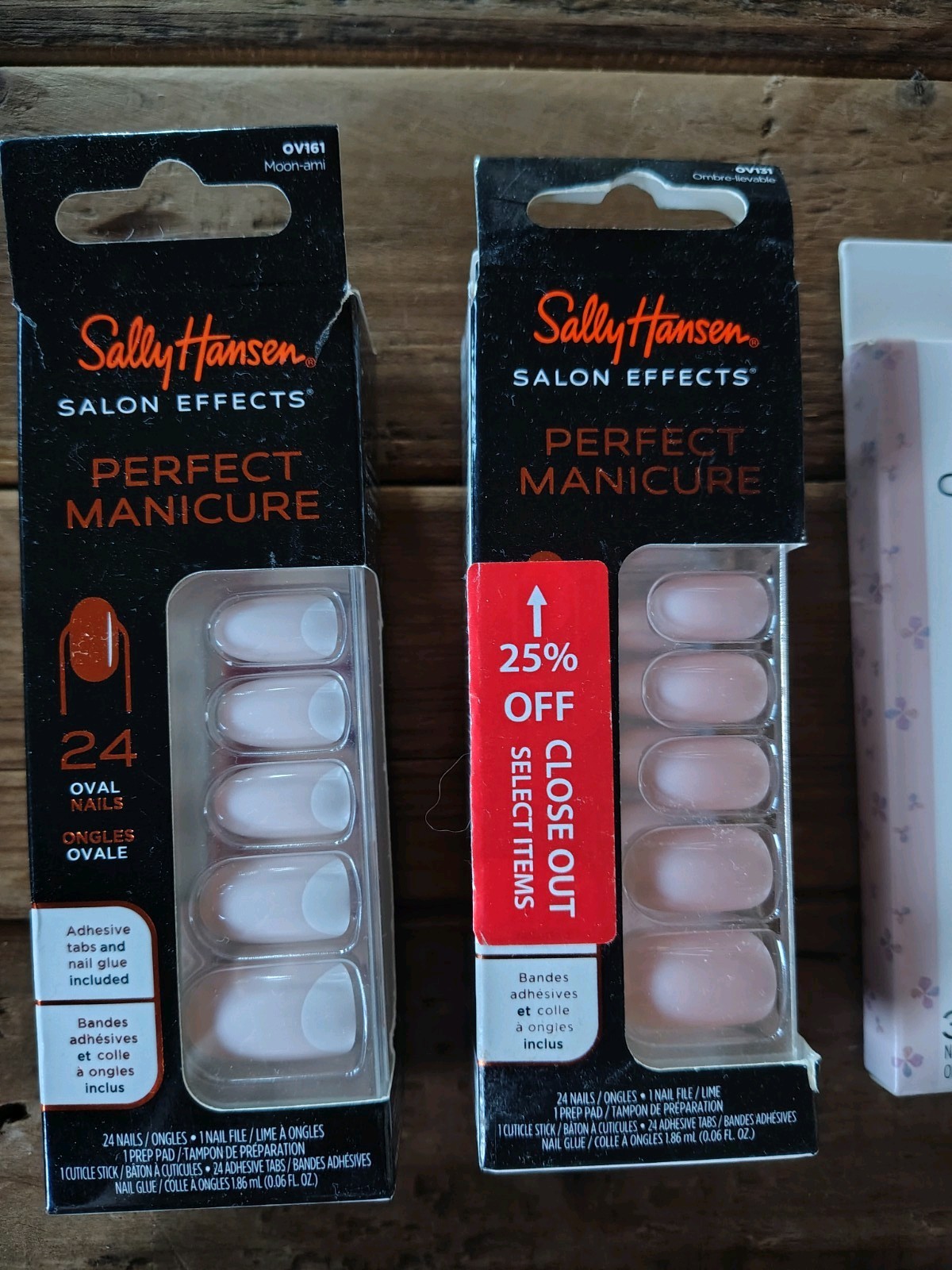 Sally Hansen Salon Effects Press On Nails Nail Strips Perfect Manicure 7 Pack