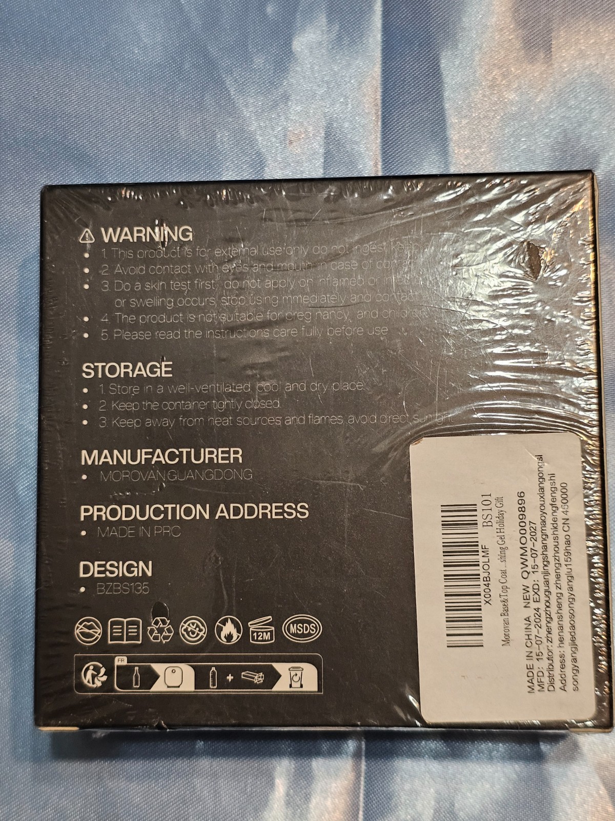 MOROVAN PROFESSIONAL NAIL SYSTEM – NAIL ART KIT – NEW – FACTORY SEALED