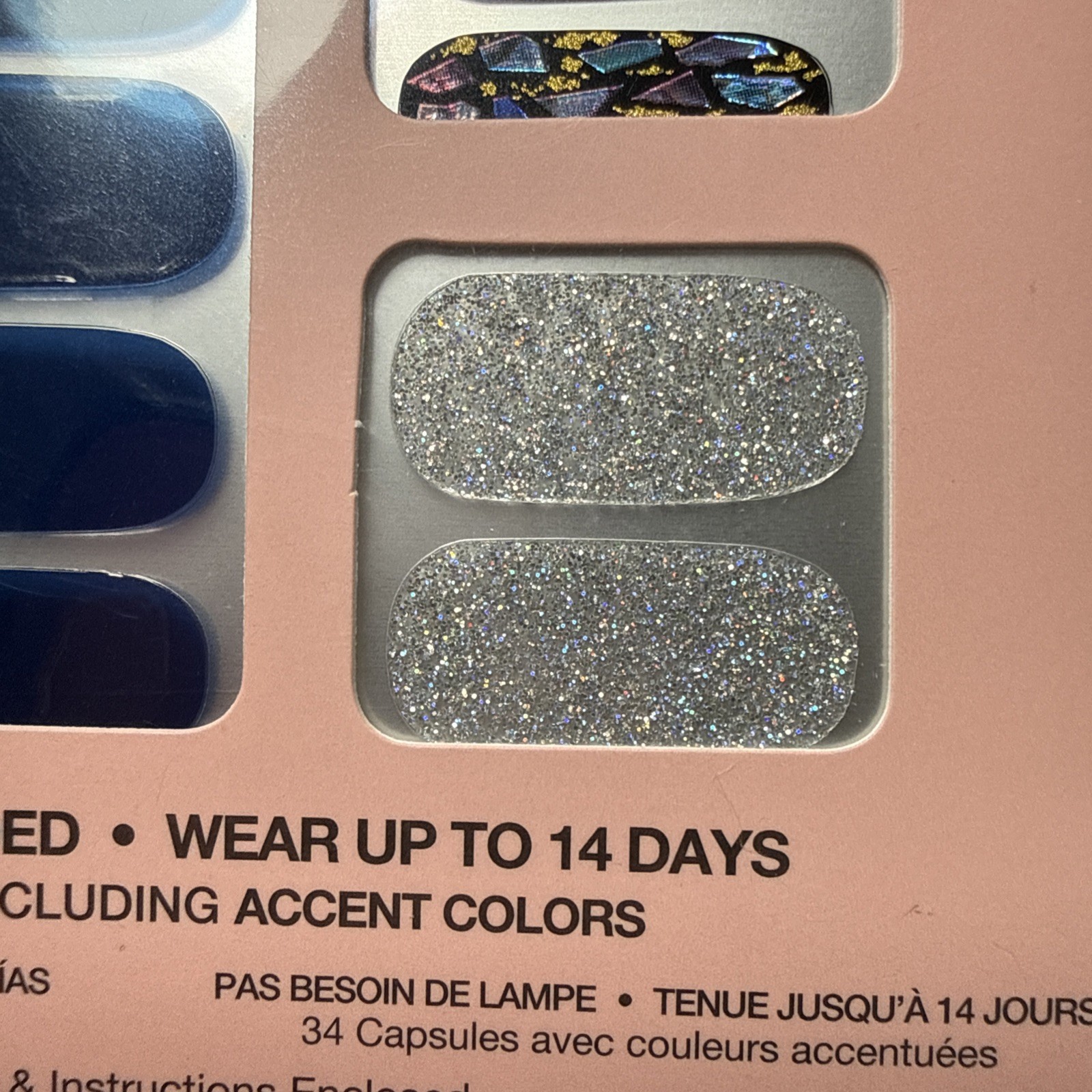 Dashing Diva Gloss Ultra Shine 34 Gel Nail Strips Palette LAPIS LAZULI