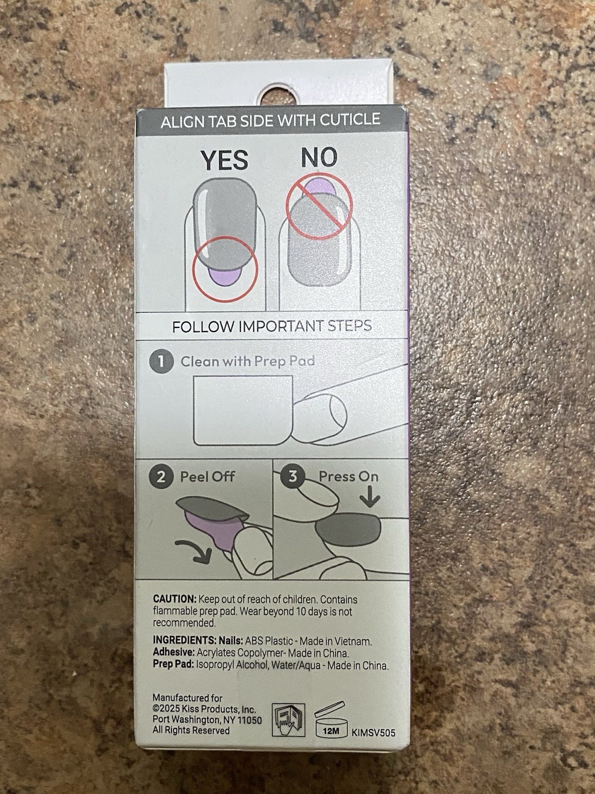 imPRESS Press On No Glue Short Nails Design Cruelty Free Vegan #22824 30 Nail