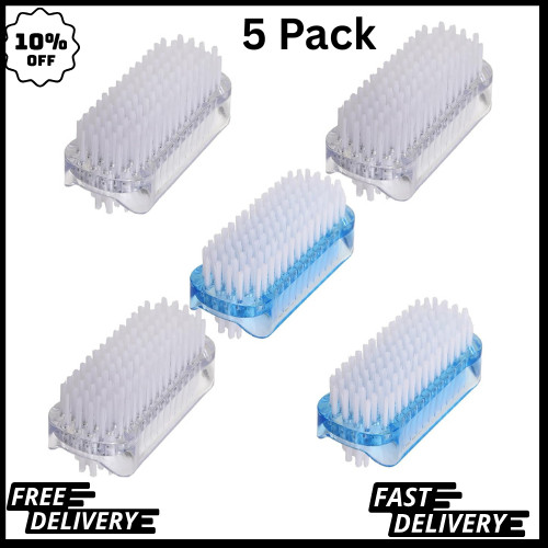 5 Pack Nail Brush for Cleaning Fingernails – Two Sided Hand Fingernail Scrub …
