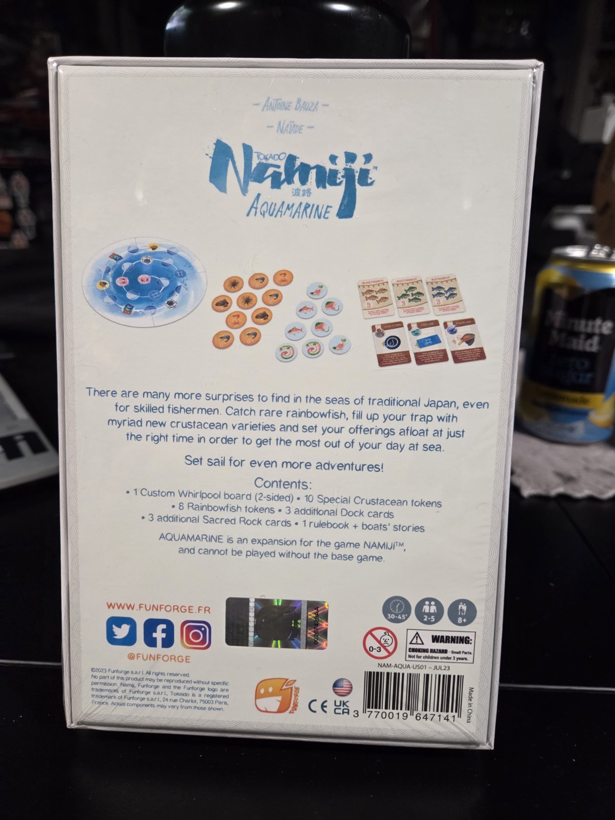 Namiji Aquamarine Board Game Expansion | Strategy |