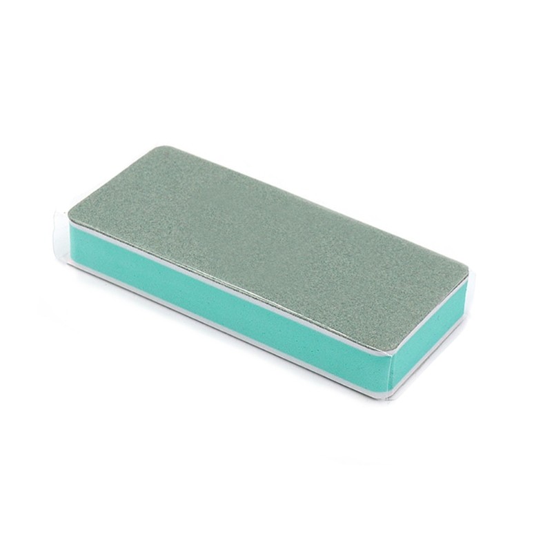 Rectangle Polishing Block Double-Sided Nail Polishing Tools Sander Green & White