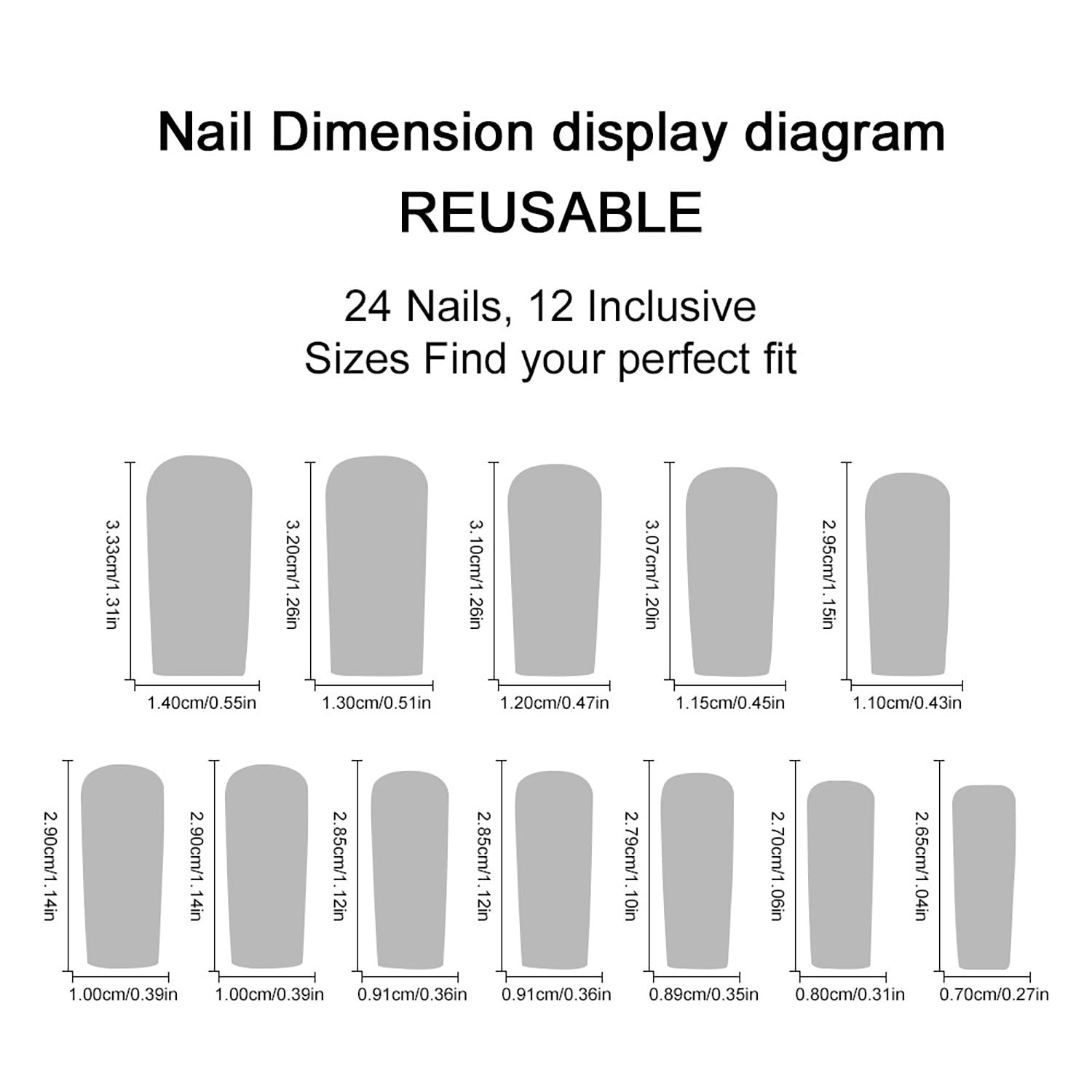Halloween Press on Nails Long Coffin Fake Nails French Tip Black Acrylic Nail…