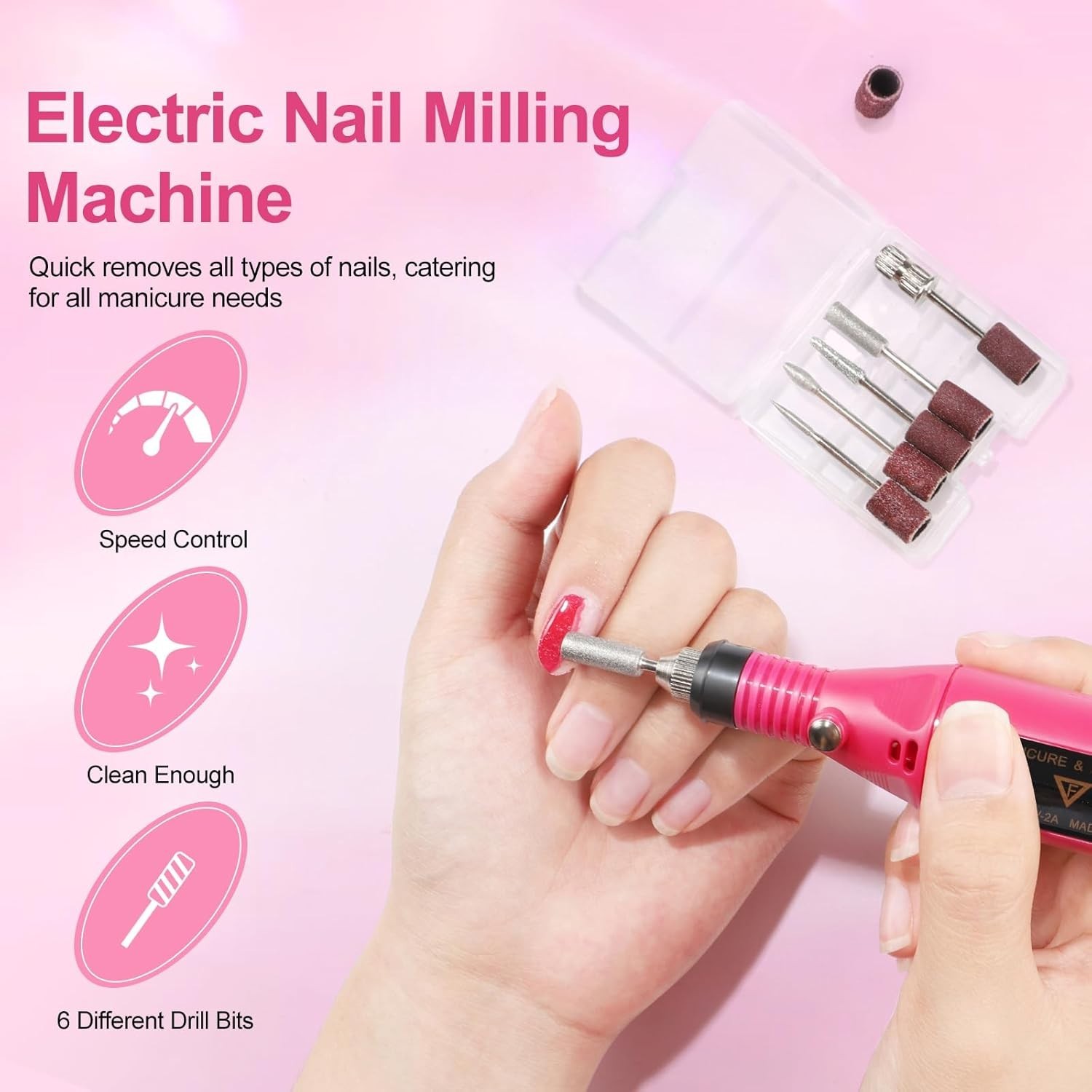 Acrylic Nail Kit with Drill and U V Light, Professional Nail Kit Acrylic Set for