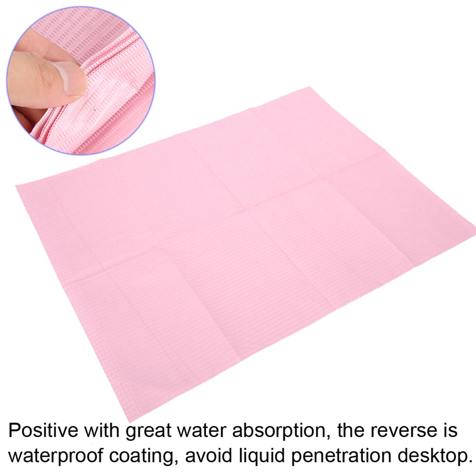 125pcs Nail Art Table Mat Soft & Waterproof For Manicure At Salon Excellent