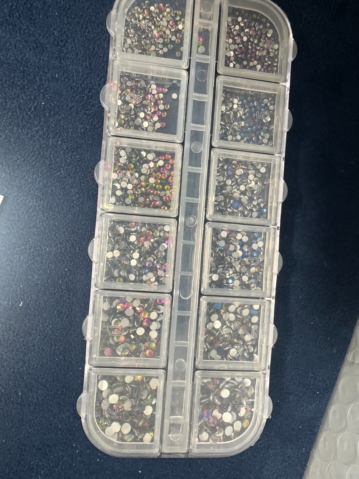 2000pcs RHINESTONES GEMS CRYSTALS NAIL ART DECOR 💖 CRAFT