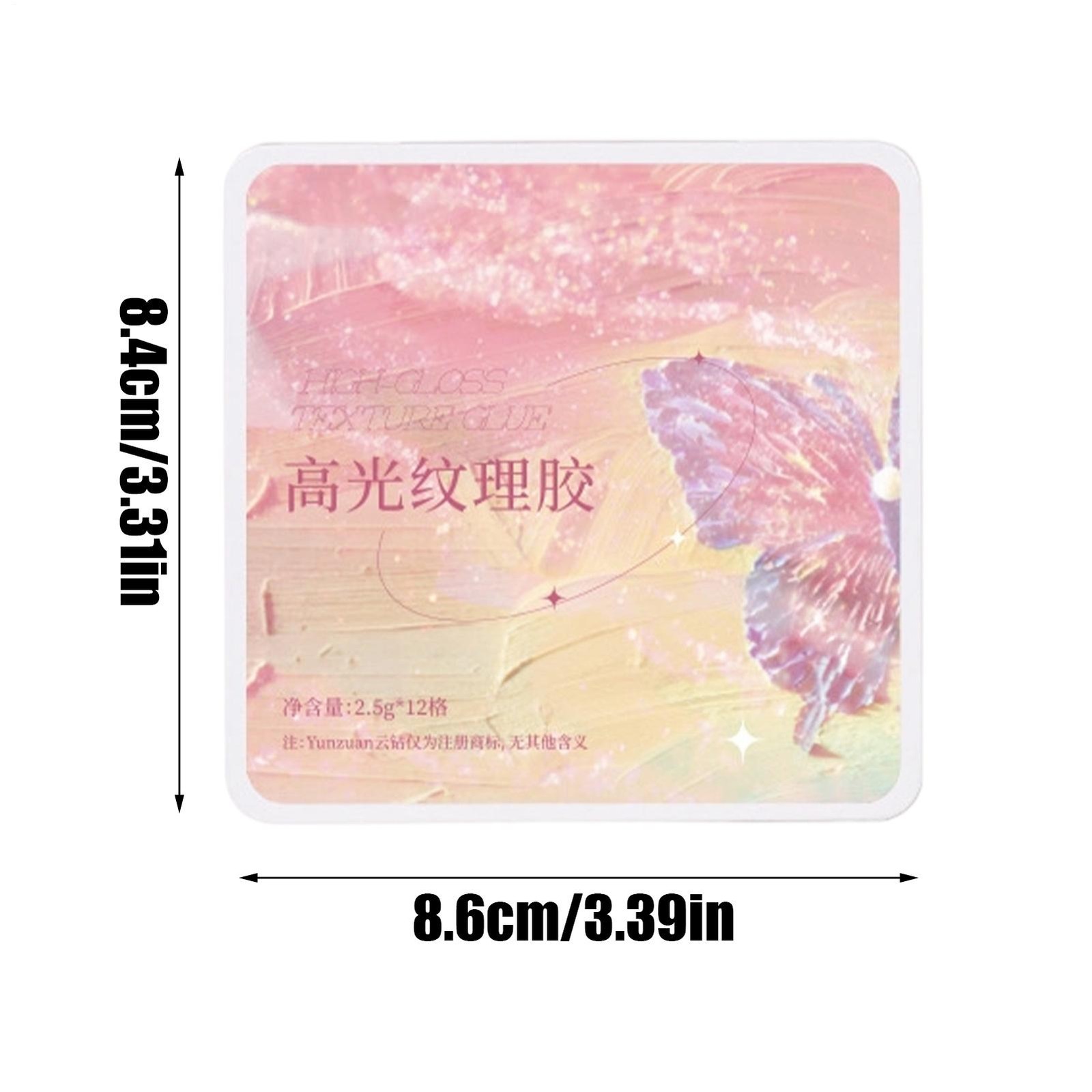 Sponges Pat Gel Nail Polish Palette 12 Colors Blending Ombre Gel Polish Patting