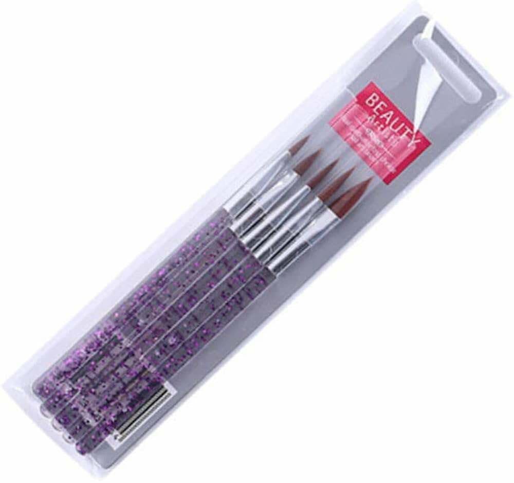 Beauty Artists Nail Art Brush Set 5pck Different Size Nail Art Brush Fast Post