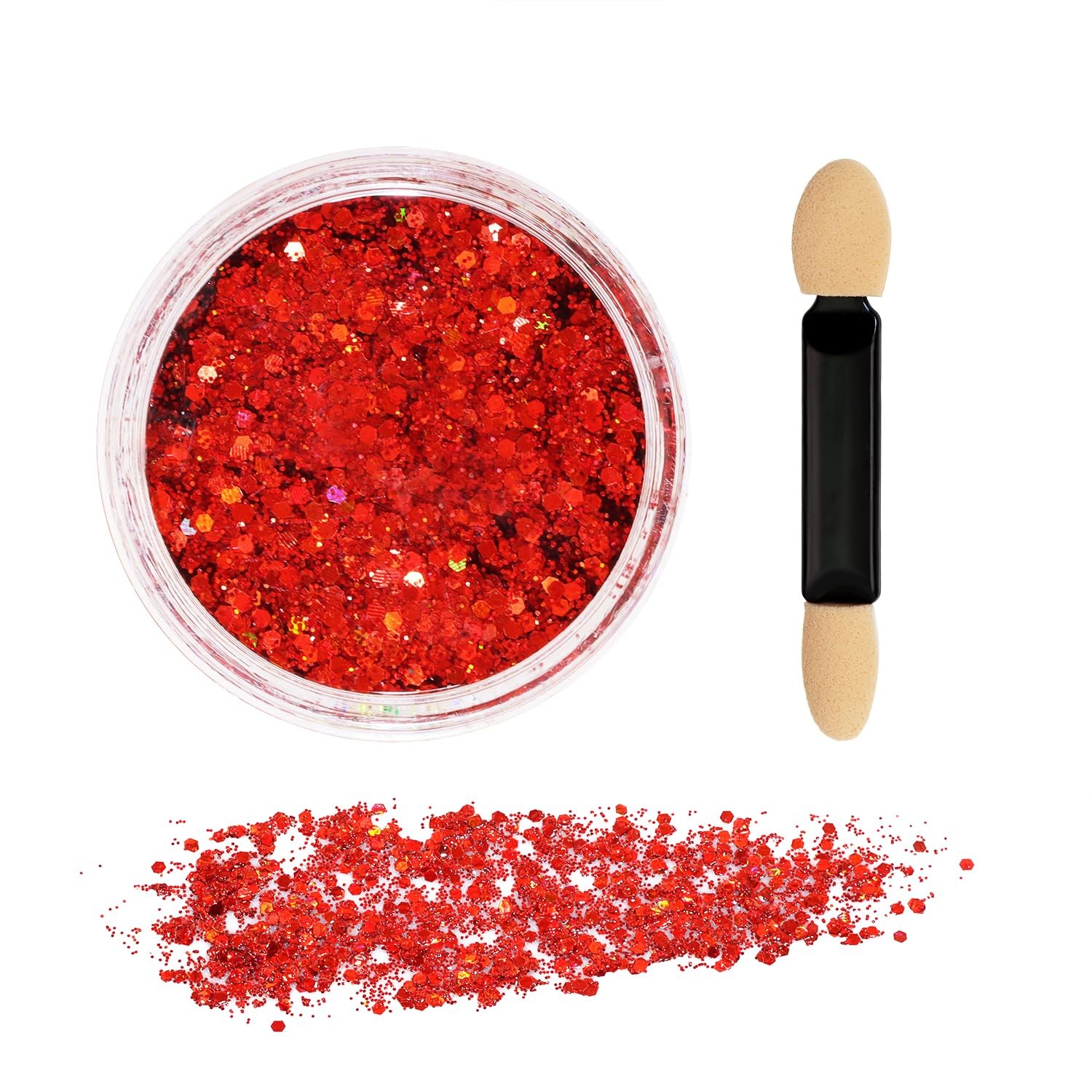 Face Body Glitter Gel Festival Makeup Hair Glitter for Women Girls Rave Hallo…