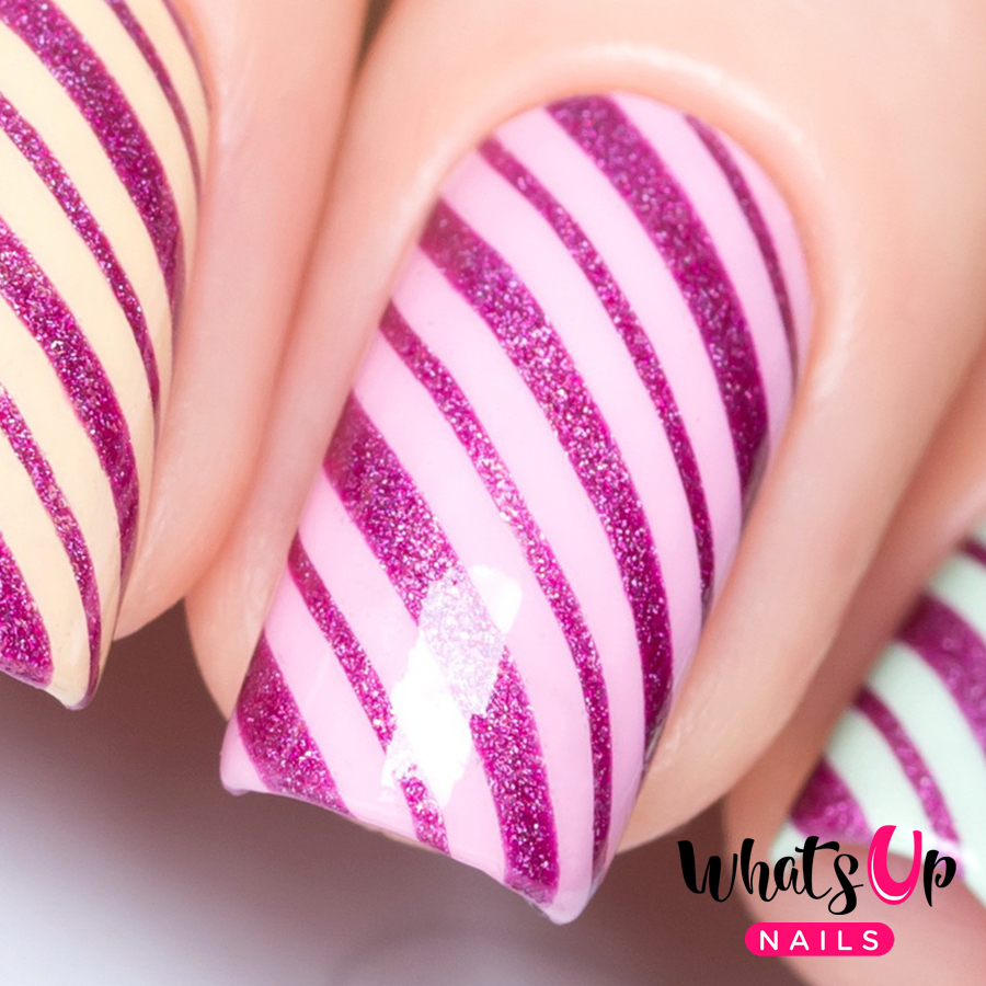 Whats Up Nails Wrapping Paper Stencils for Nails, Christmas Nail Stickers