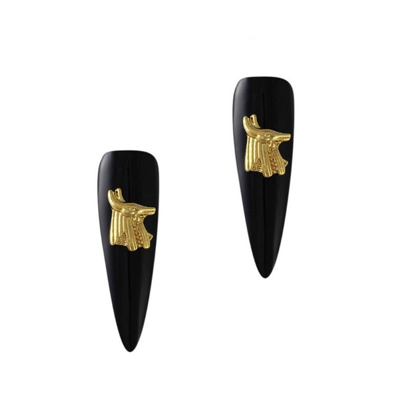 10PCS Egyptian Pharaoh Nail Art Decorations Cleopatra Nail Art Charm Decorations