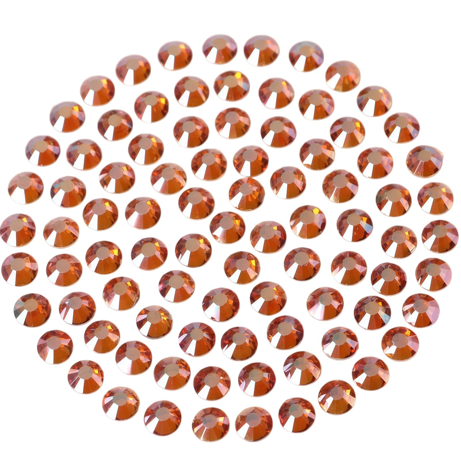 Diamonland Flatback Glass Crystal Rhinestones Rounds Gems for Bedazzling Nail…