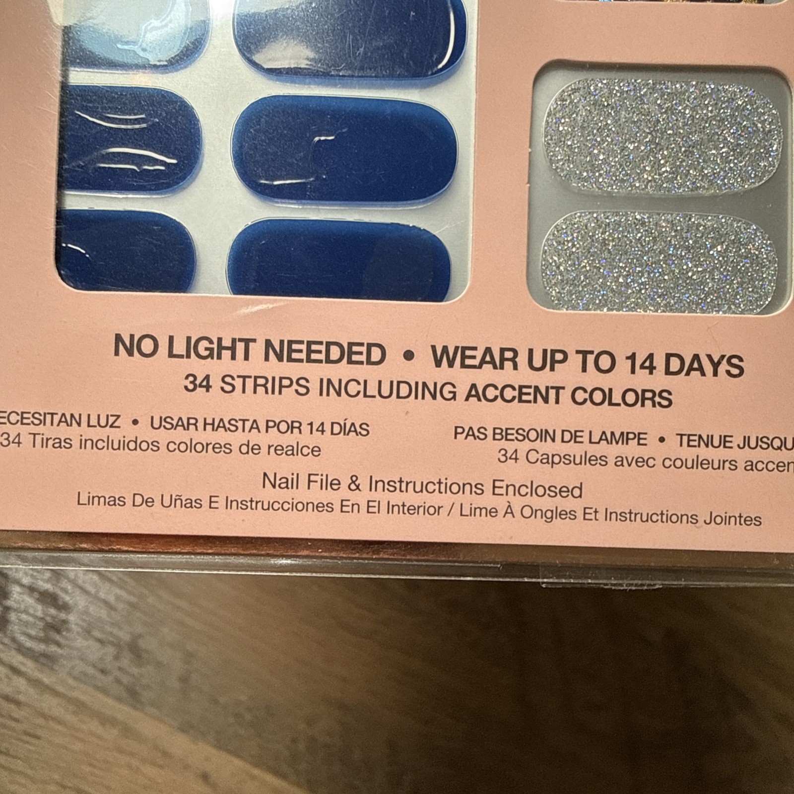 Dashing Diva Gloss Ultra Shine 34 Gel Nail Strips Palette LAPIS LAZULI