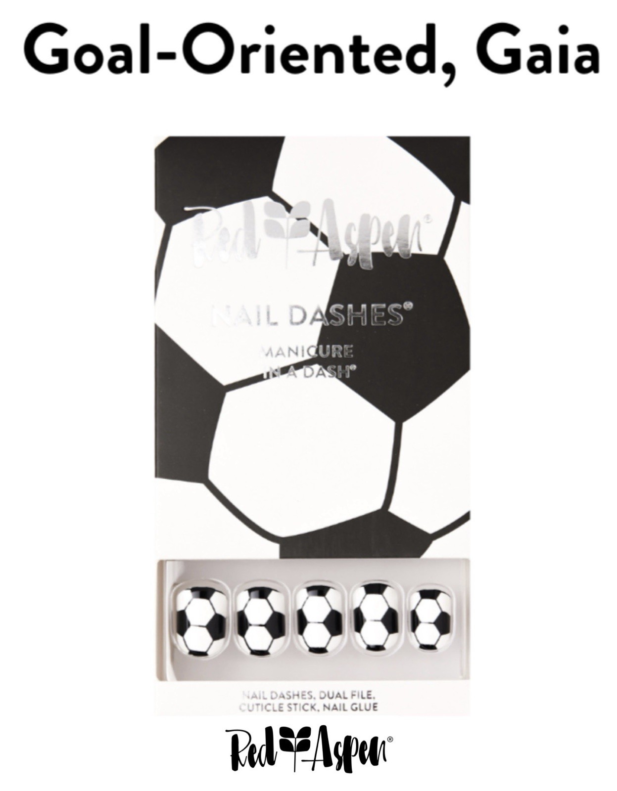 Red Aspen Press On Goal-Oriented, Gaia Short Square Black & White Soccer B5y6