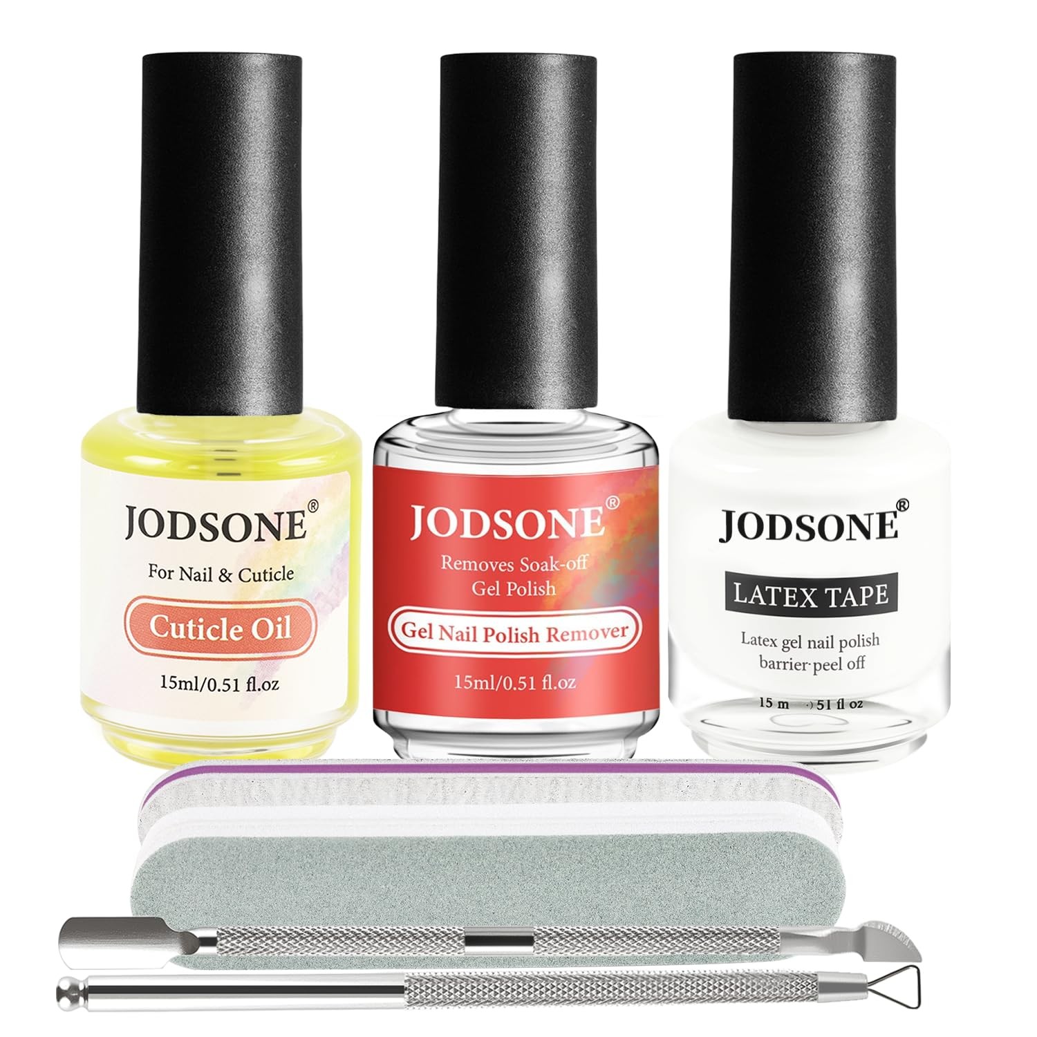 JODSONE Gel Nail Polish Remover Kit – Set with 15ml A04