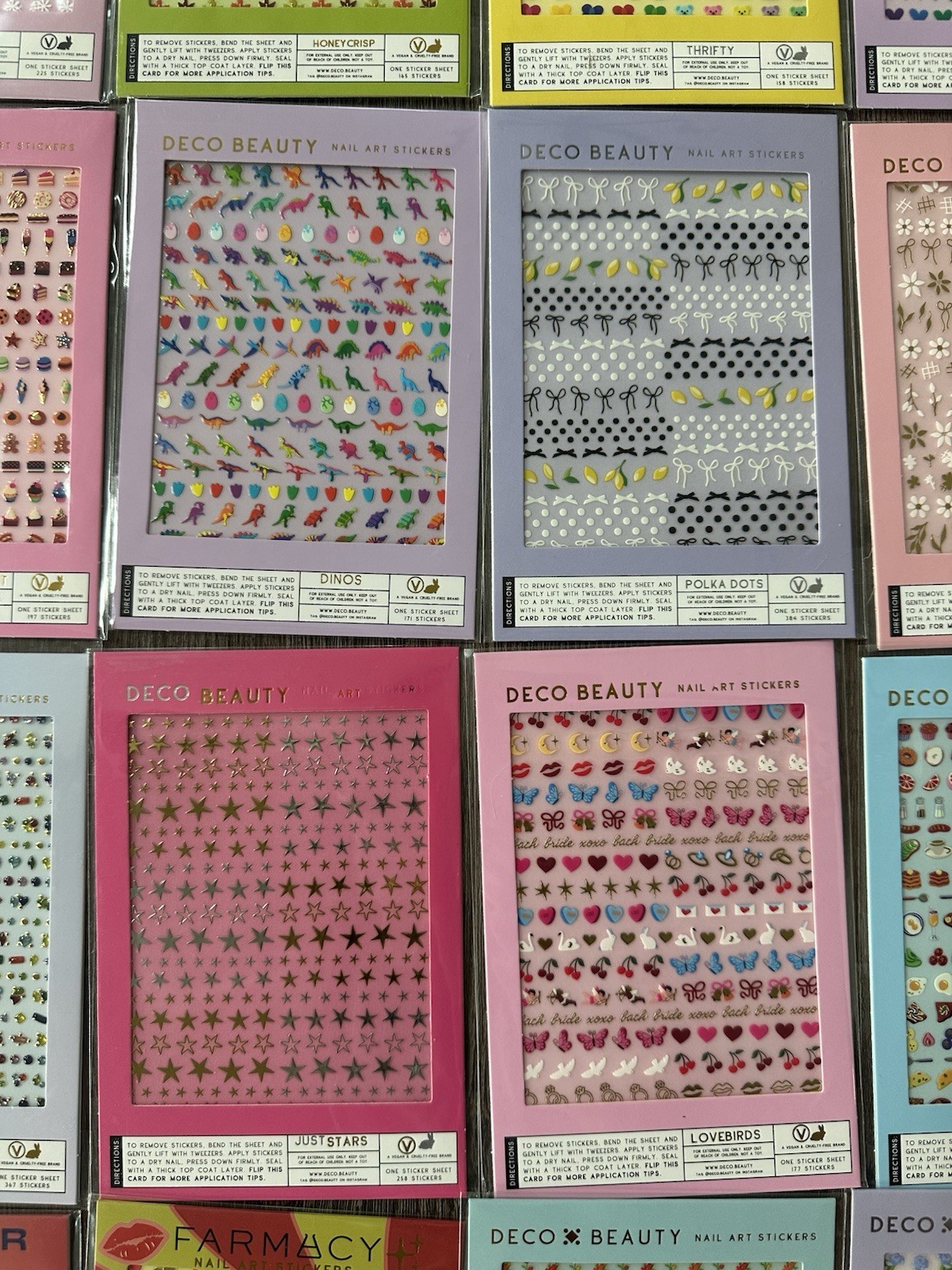 Deco Beauty Nail Art Sticker Lot 54 Sheets New Coquette Miffy Floral Rare SEALED