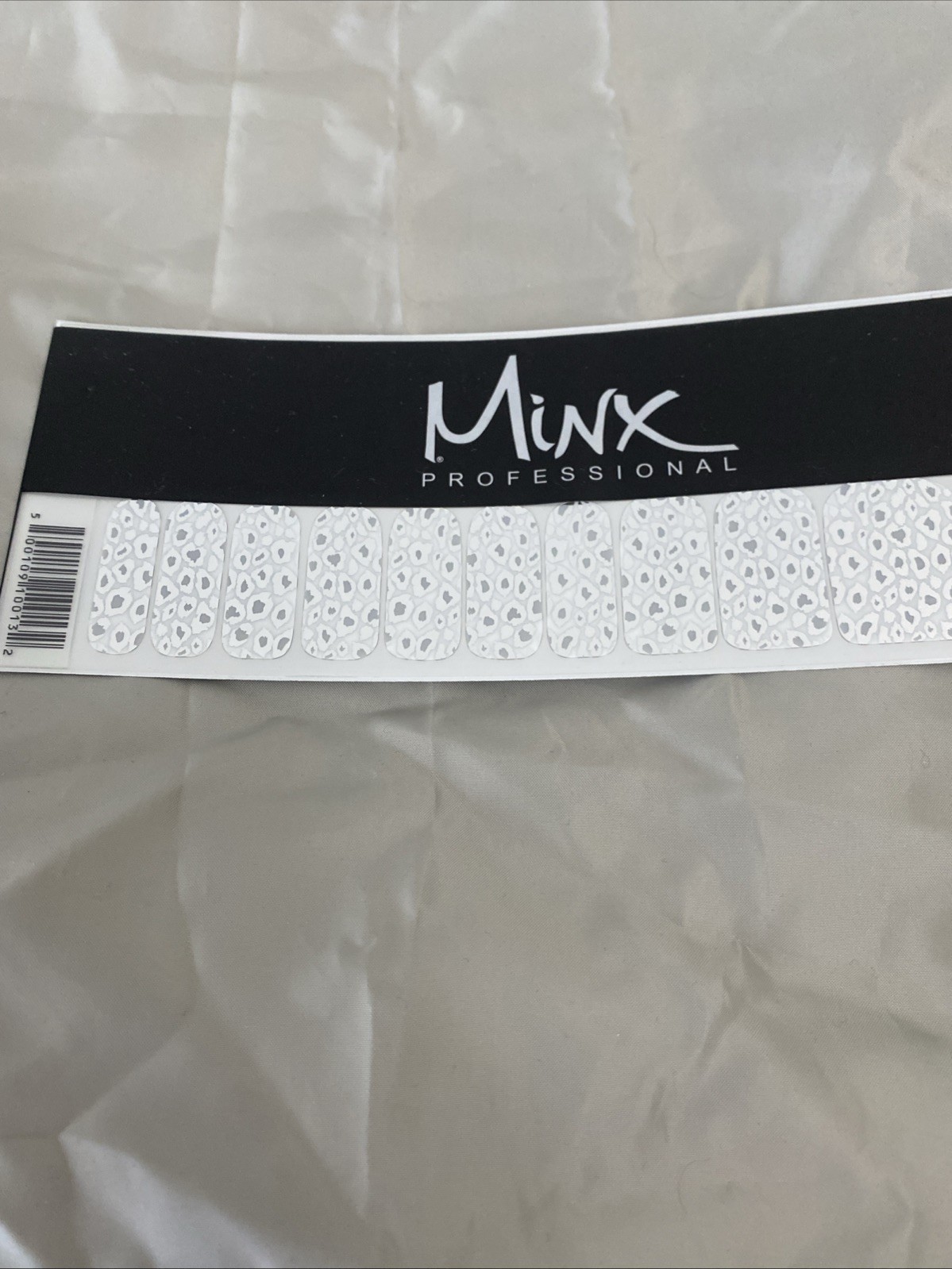 MINX PROFESSIONAL NAIL WRAPS Gold Silver White Cheetah 4 Packs NEW IN PACKAGE