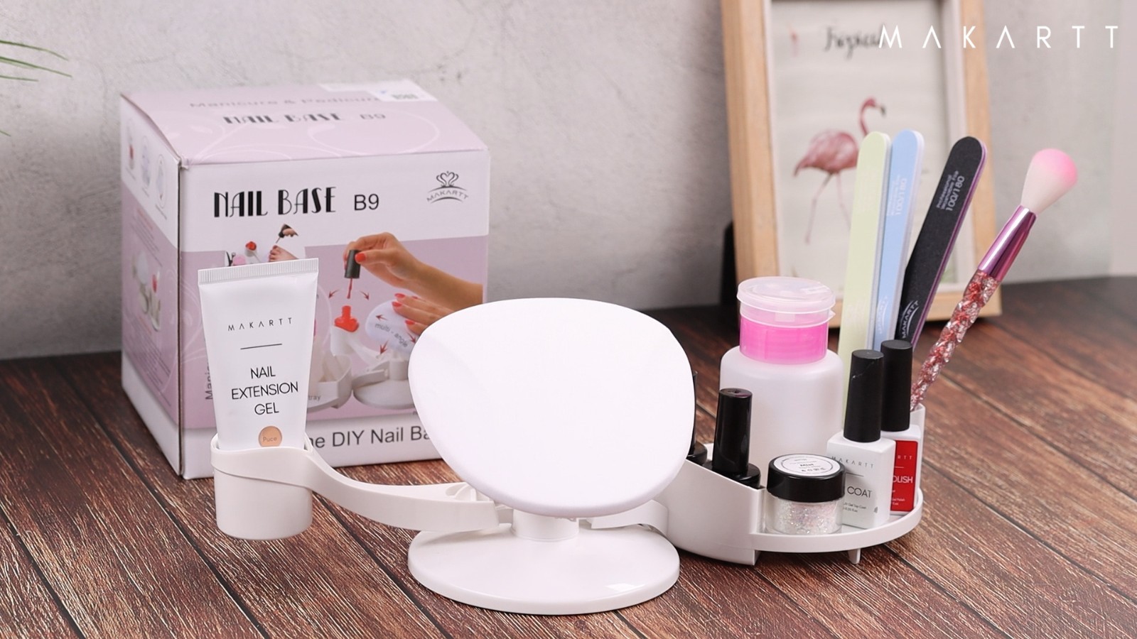 Nail Stand Hand Rest for Manicure, Multi-Angle Polish Trays & Foot Station Suppl