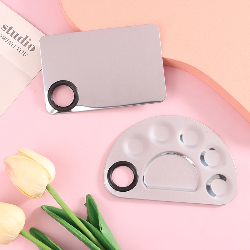 Makeup Mixer Nail Art Polish Mixing Plate Foundation Eyeshadow Mixer Palette
