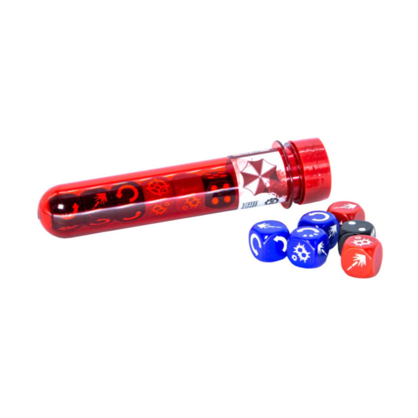 Steamforged Games Resident Evil 3 Board Game Dice Pack 16mm, Blue, Red, Black
