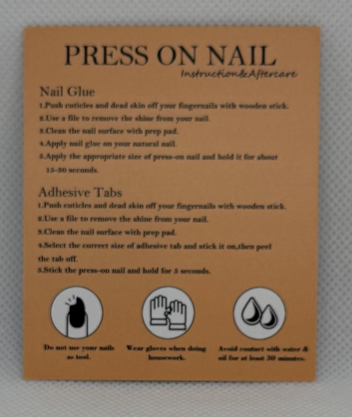 Black and Gray Press On Nails Short Square False Nails Nail Tips Full Cover Nail