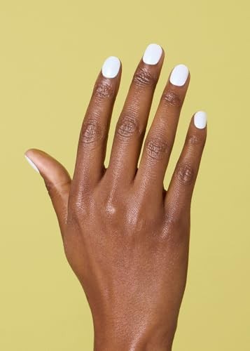 Semi Cured Gel Nail Strips (N Clean White) – White, Solid, Works with Any